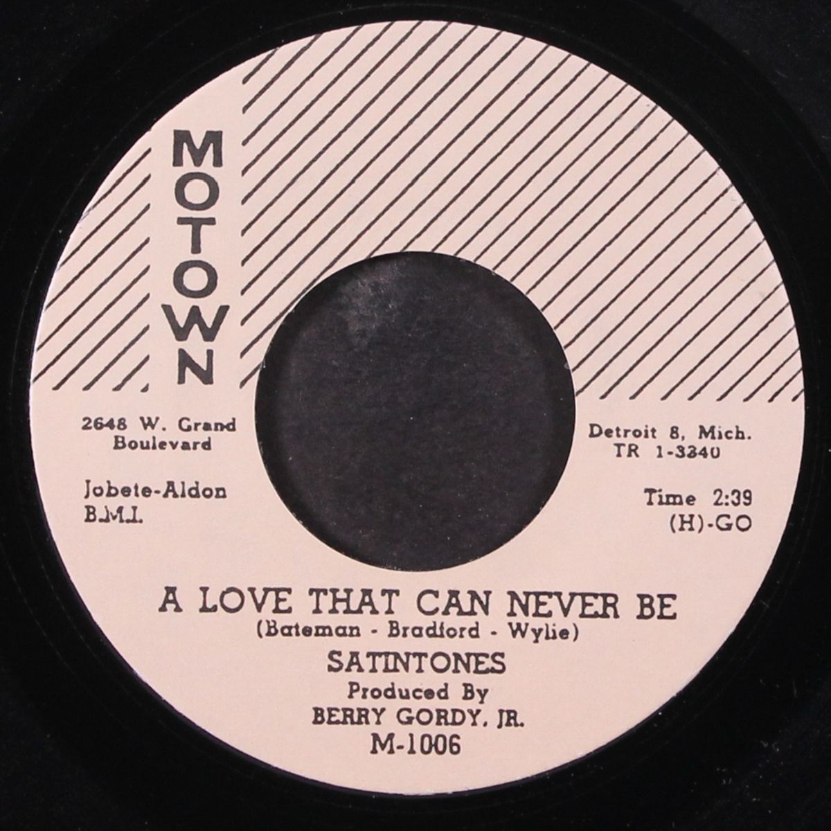 tomorrow & always / a love that can never be by SATINTONES