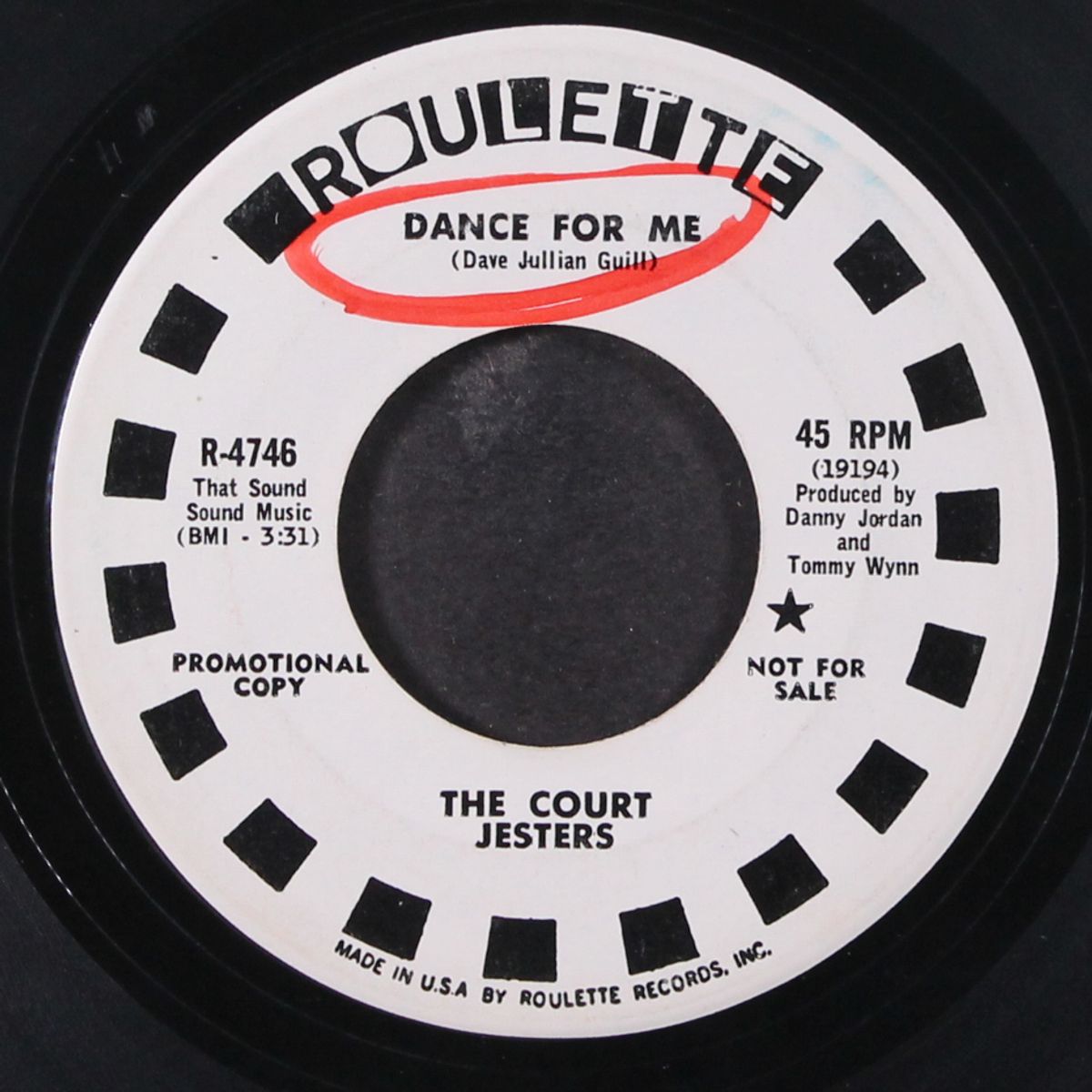 it's all right / dance for me by COURT JESTERS