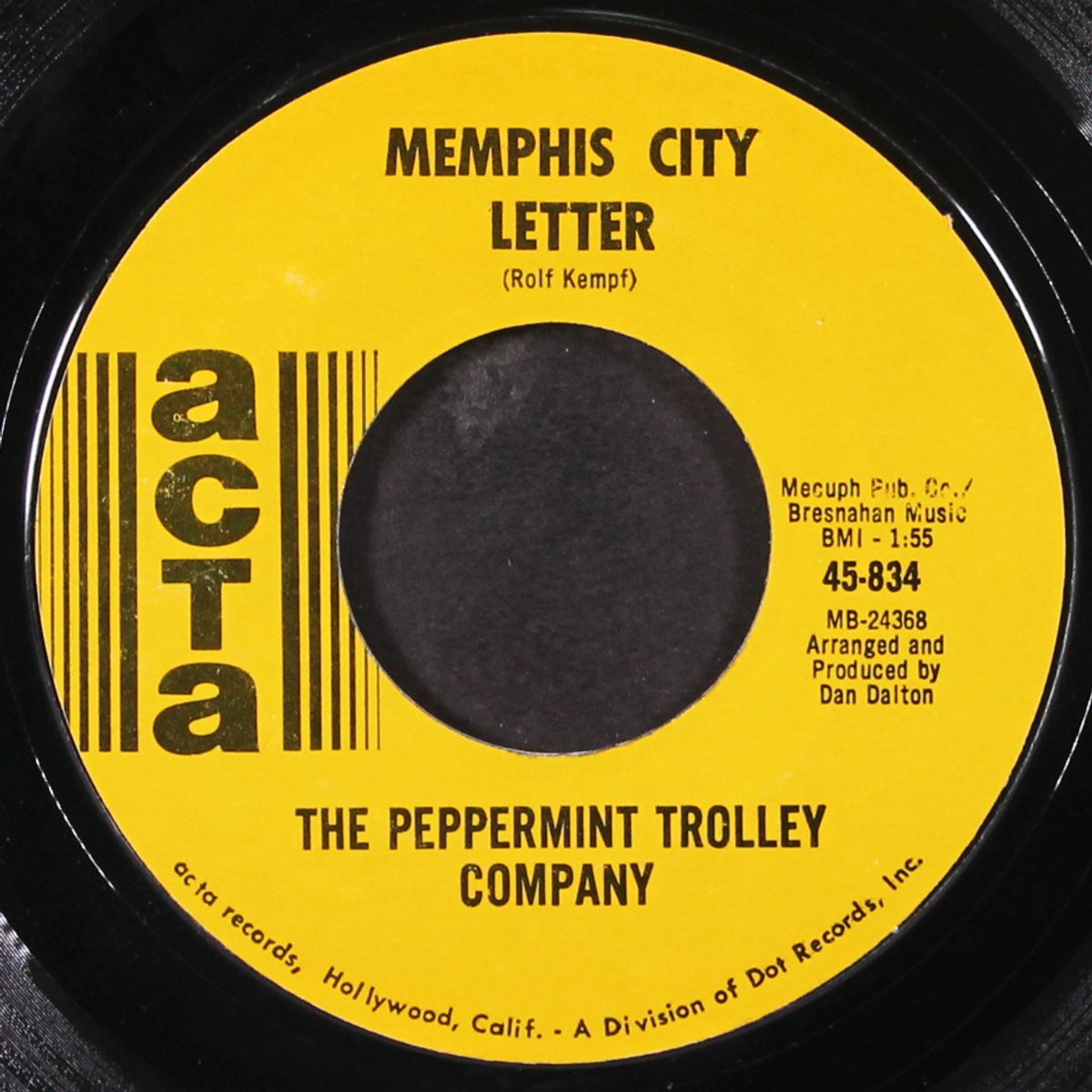 the last thing on my mind / memphis city letter by PEPPERMINT TROLLEY COMPANY