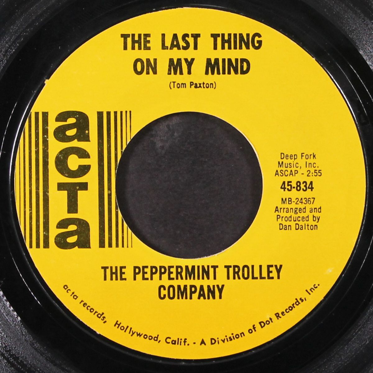 the last thing on my mind / memphis city letter by PEPPERMINT TROLLEY COMPANY