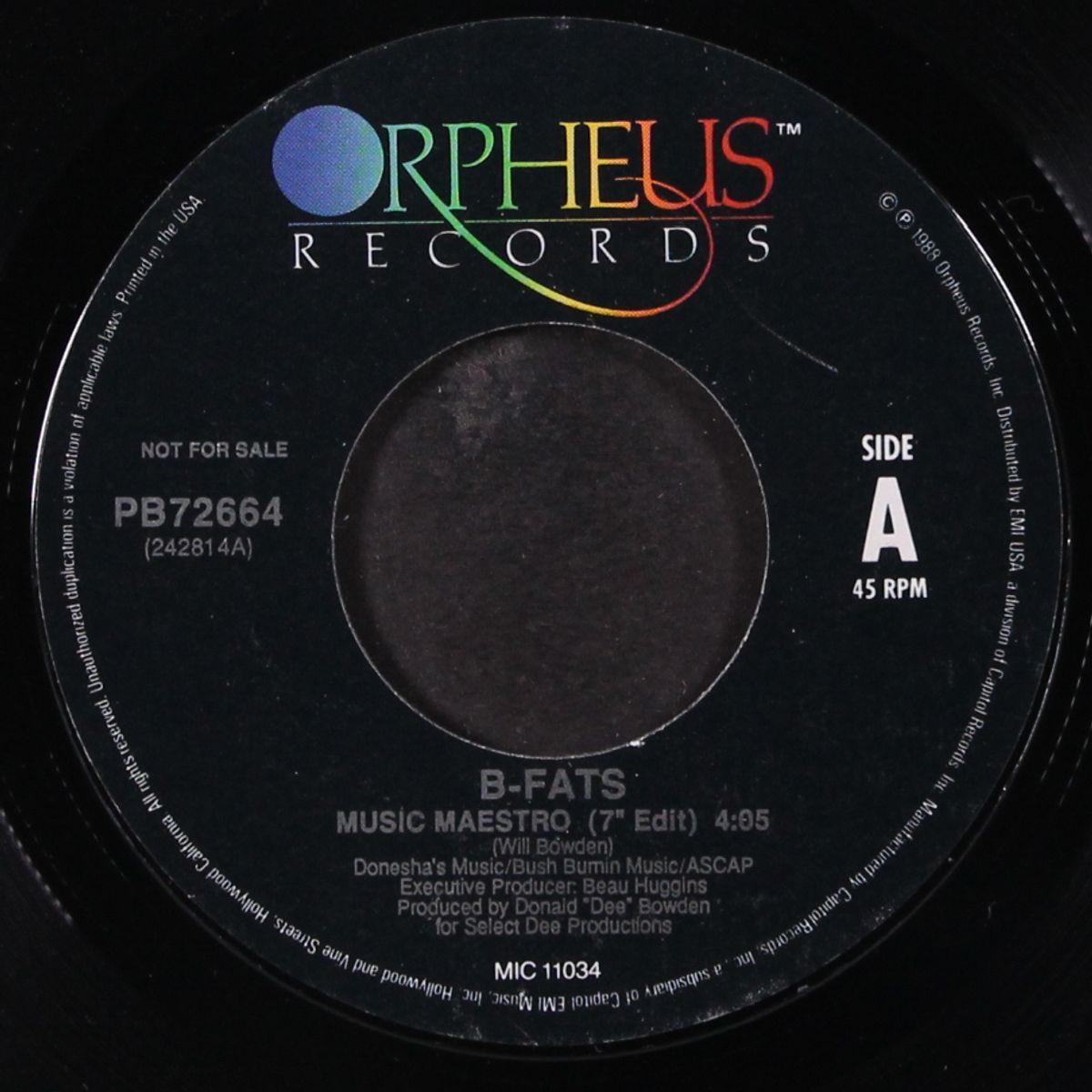 music maestro / same by B-FATS