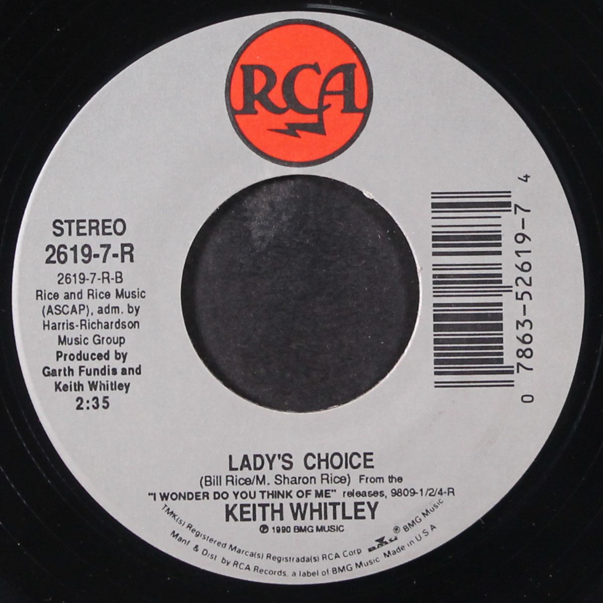'til a tear becomes a rose / lady's choice by KEITH WHITLEY & LORRIE MORGAN