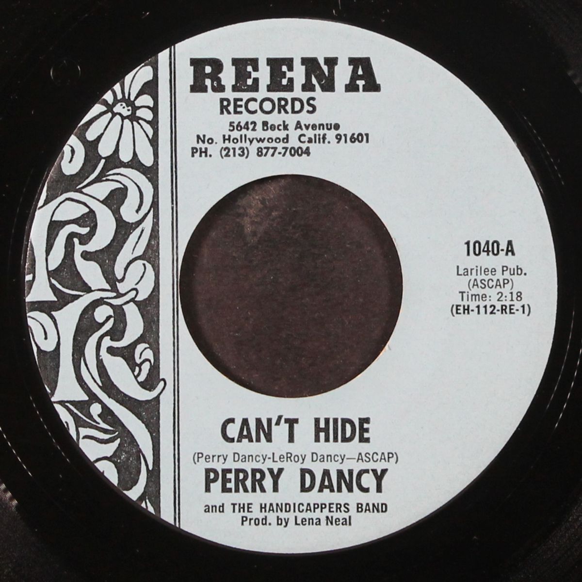 can't hide / into something now by PERRY DANCY