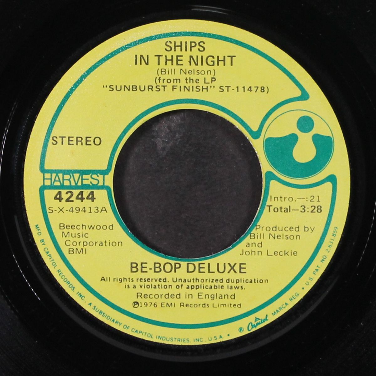 crying to the sky / ships in the night by BE-BOP DELUXE