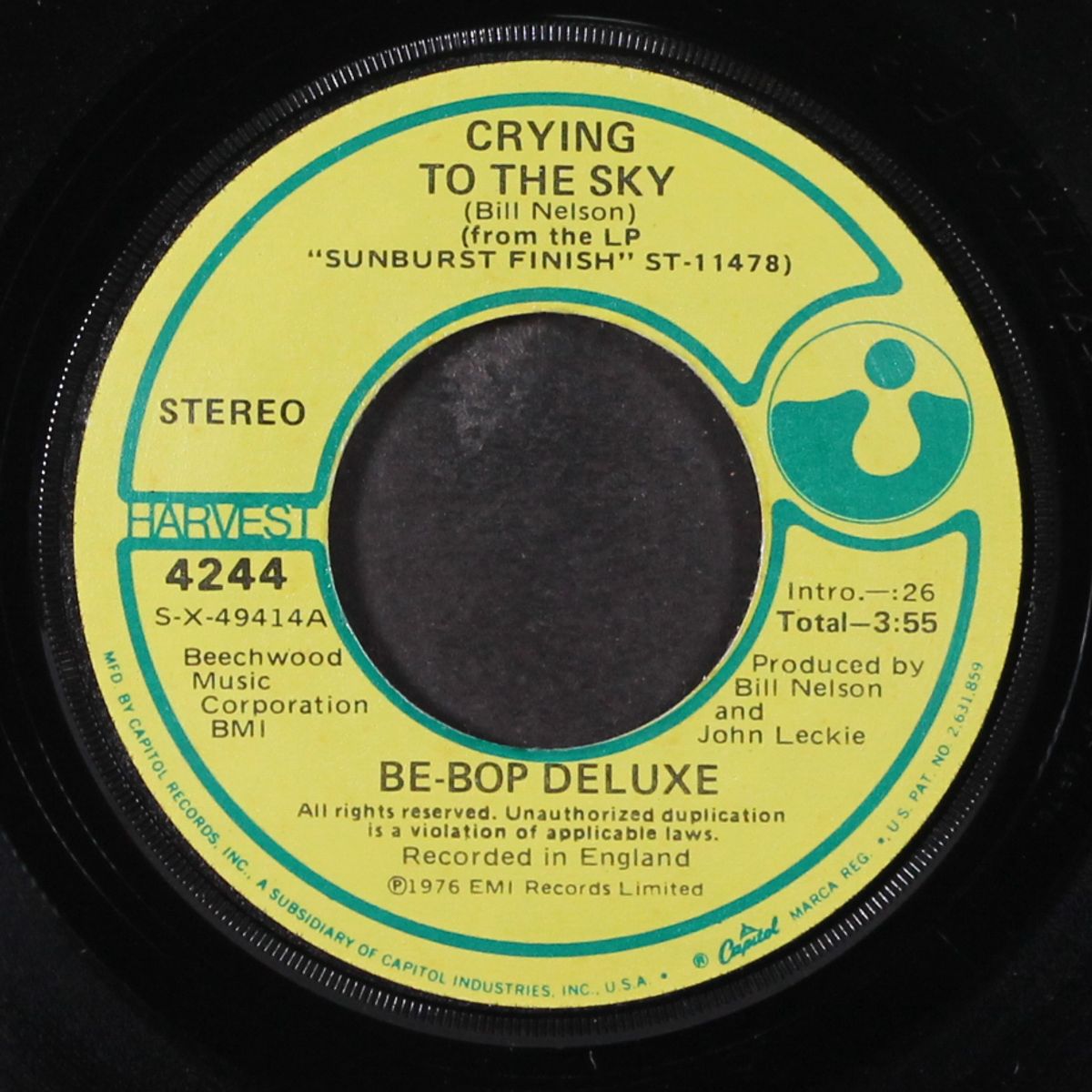 crying to the sky / ships in the night by BE-BOP DELUXE