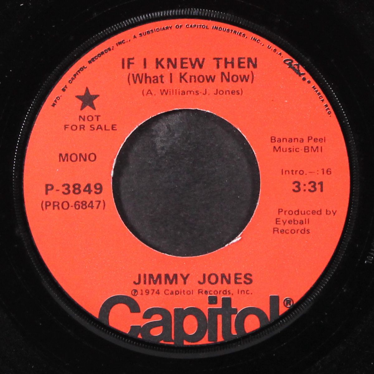 if i knew then by JIMMY JONES