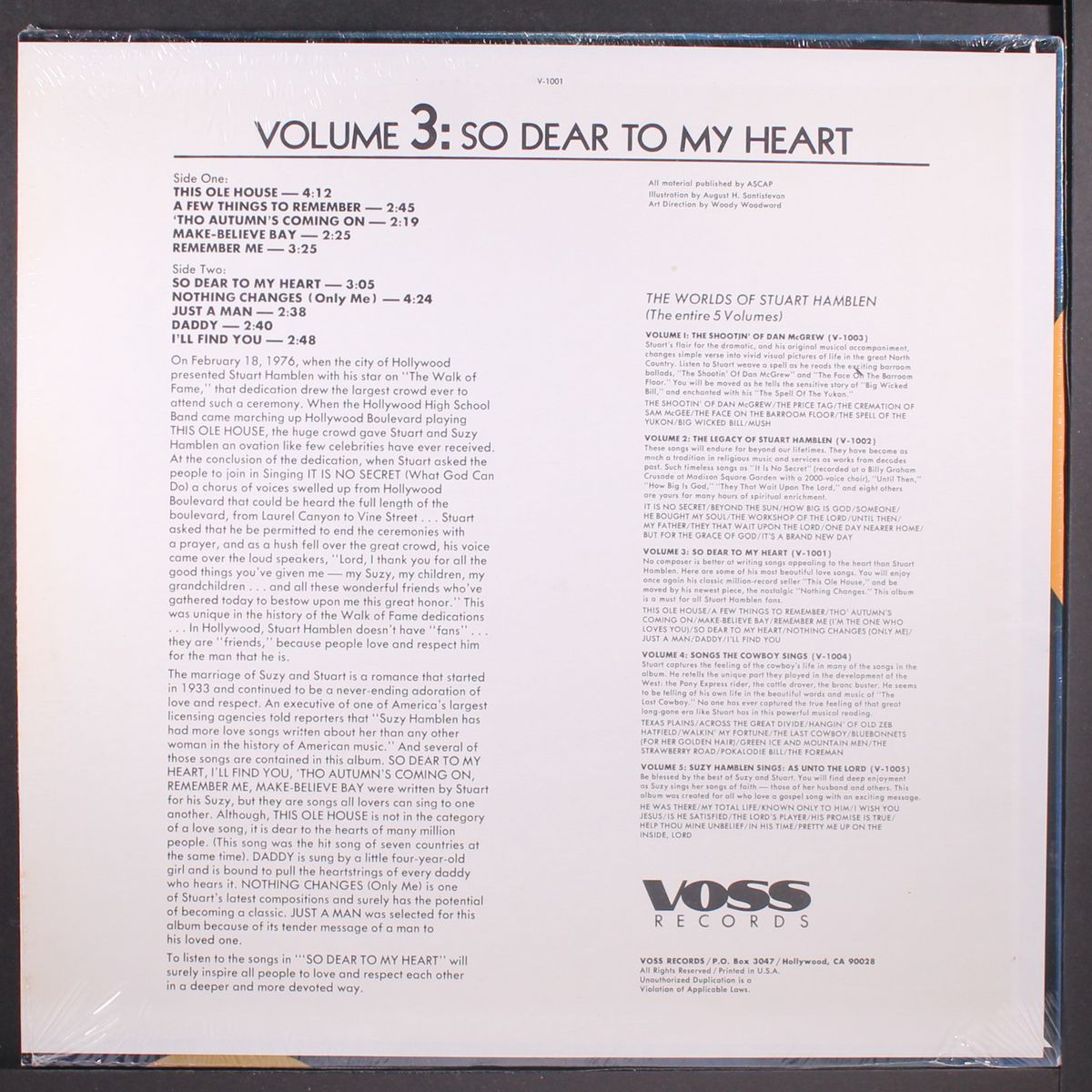 vol. 3: so dear to my heart by STUART HAMBLEN
