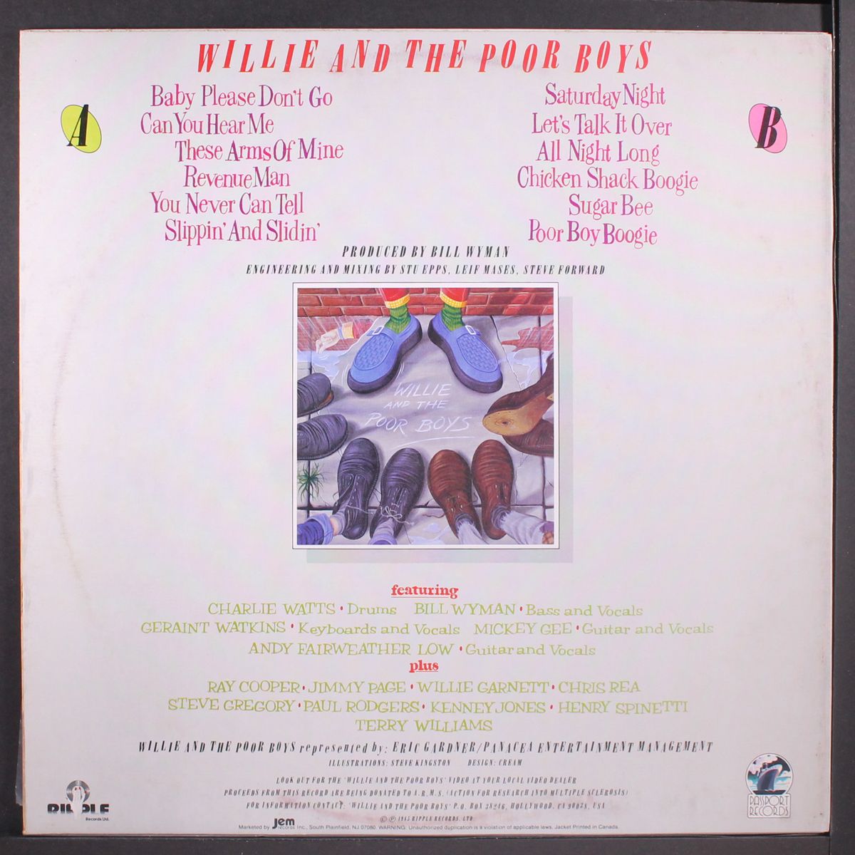 willie & the poor boys by WILLIE & THE POOR BOYS