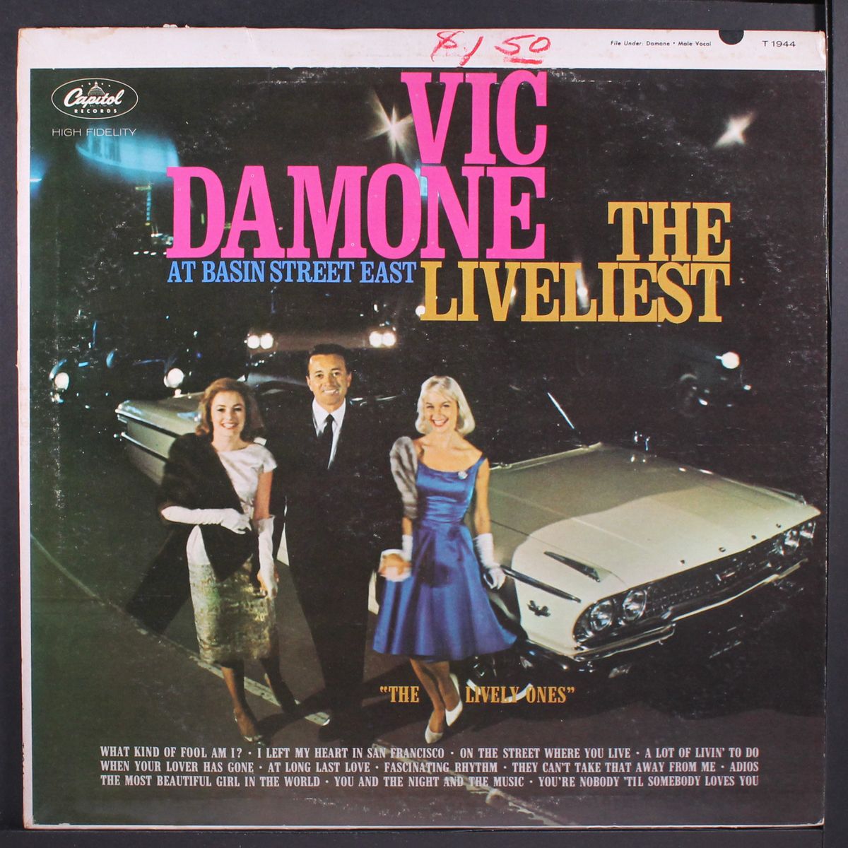 the liveliest, at basin street east by VIC DAMONE