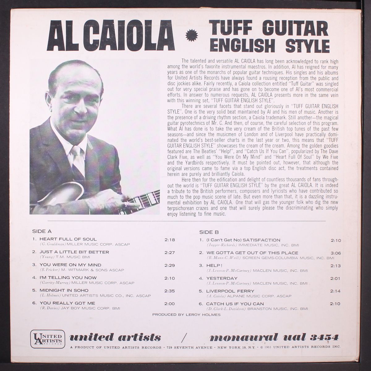 tuff guitar english style by AL CAIOLA