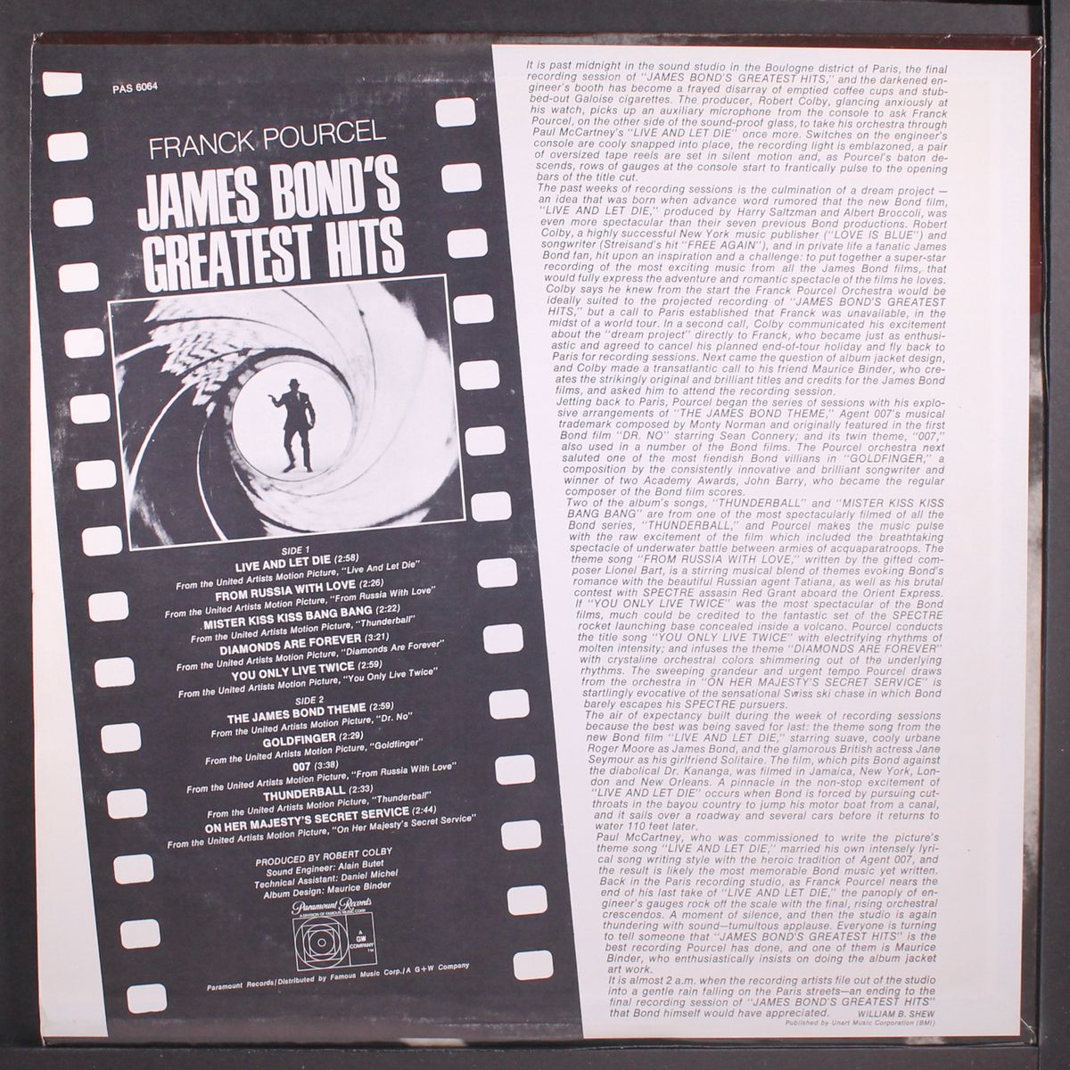 james bond's greatest hits by FRANCK POURCEL