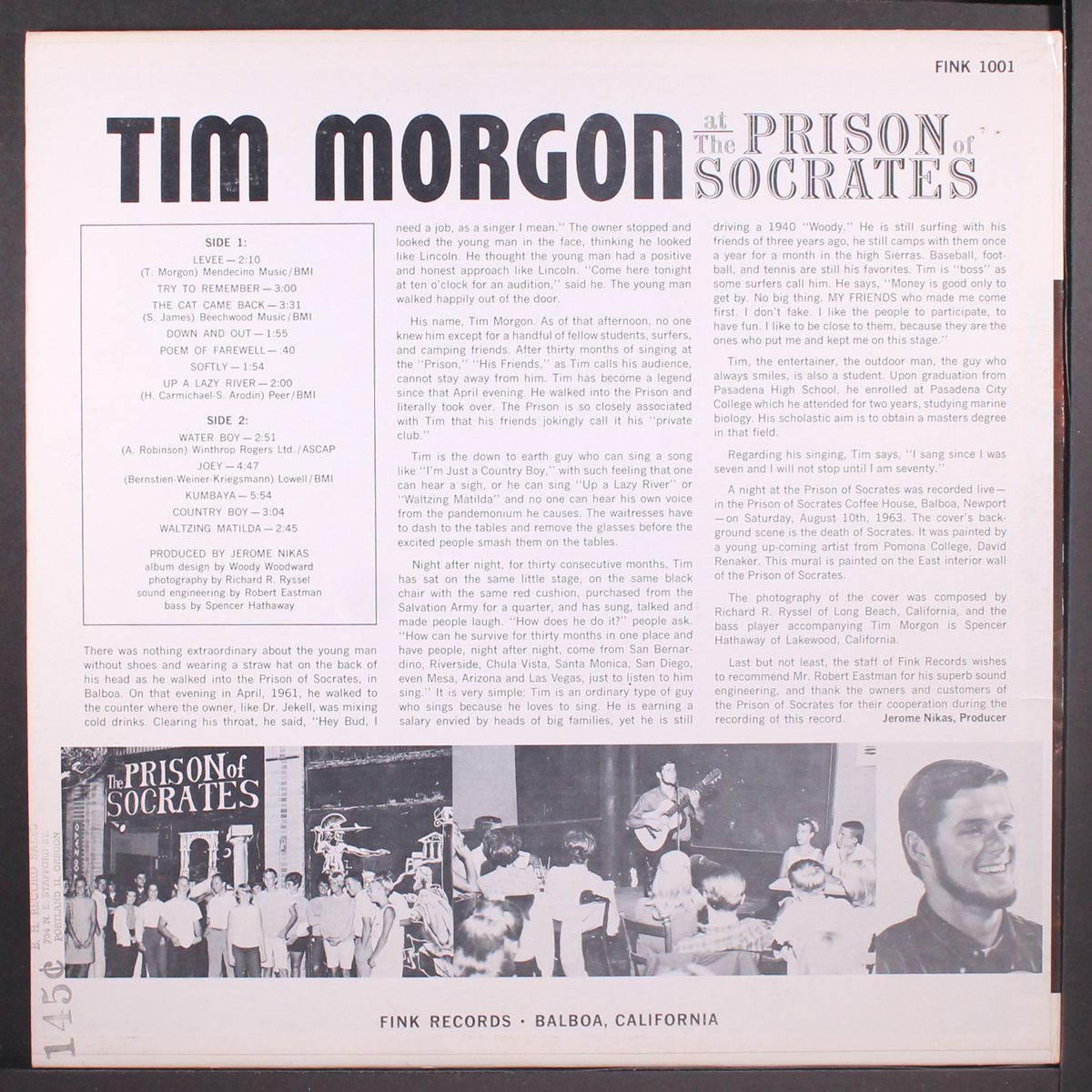 at the prison of socrates by TIM MORGON