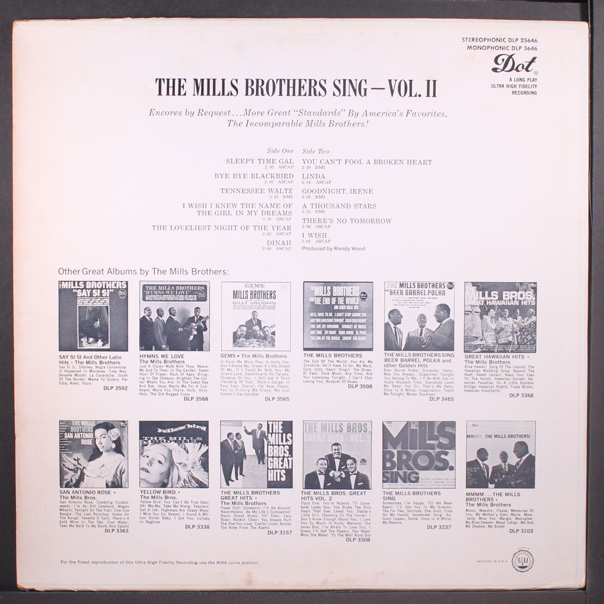 sing vol 2 by MILLS BROTHERS