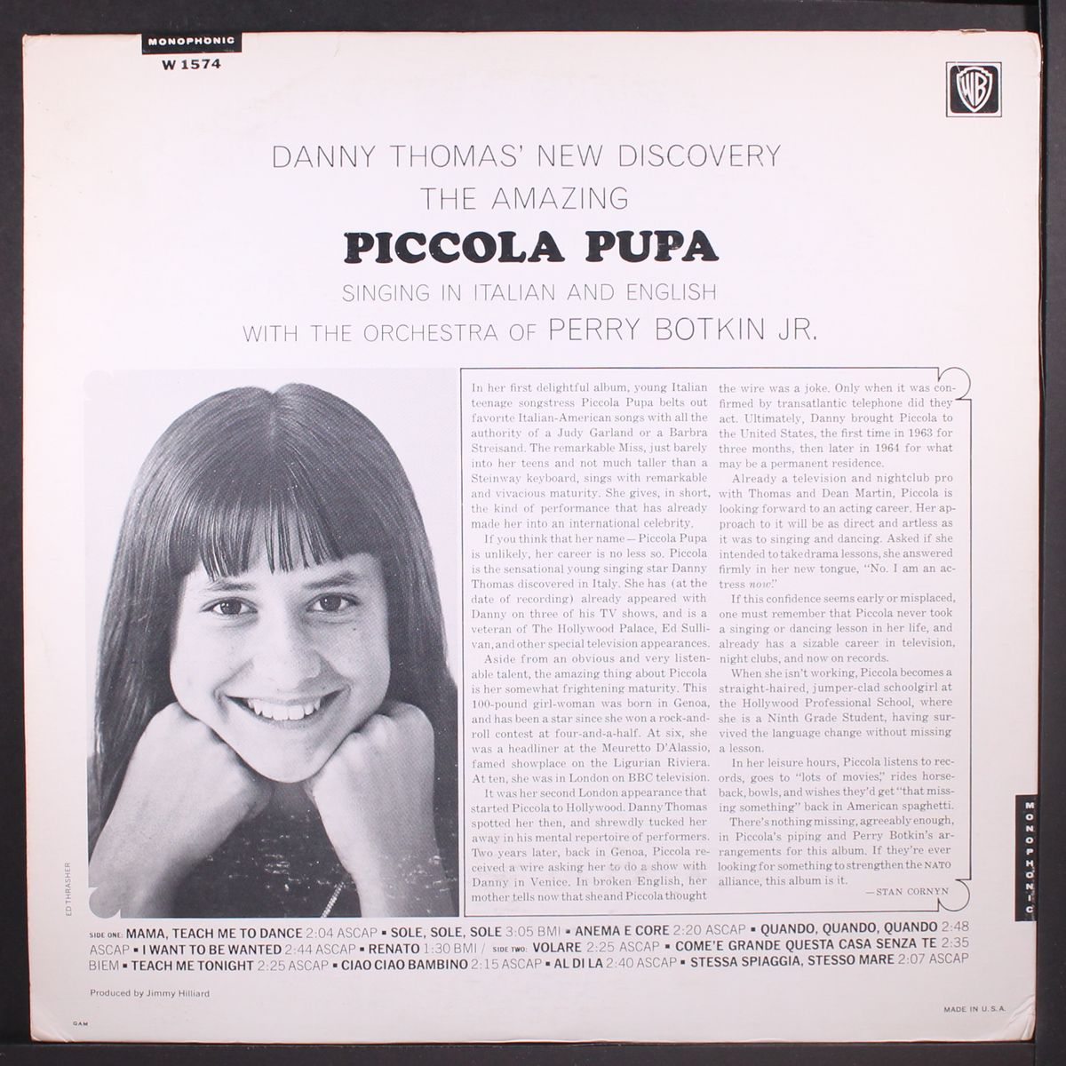 piccola pupa by DANNY THOMAS