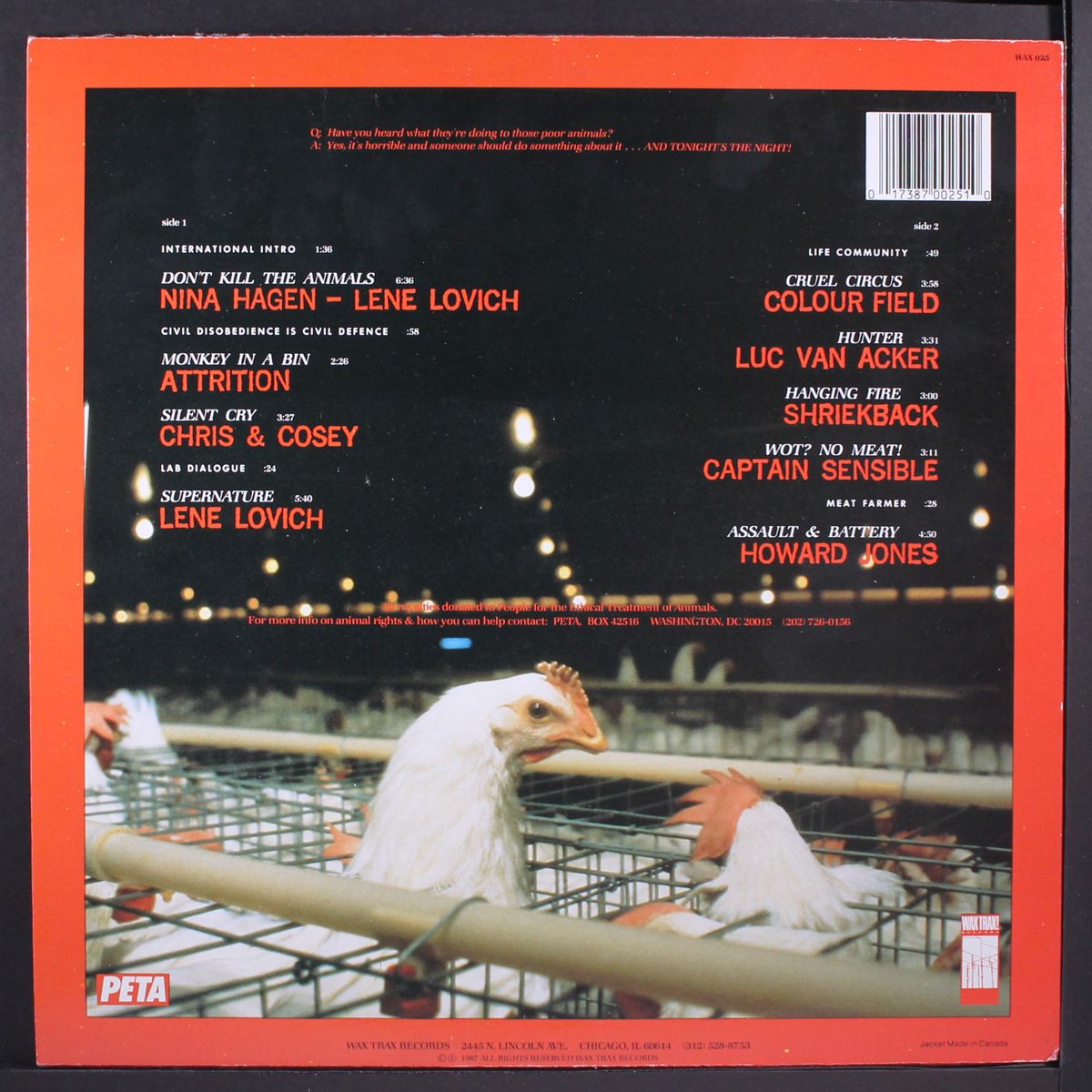 animal liberation by VARIOUS