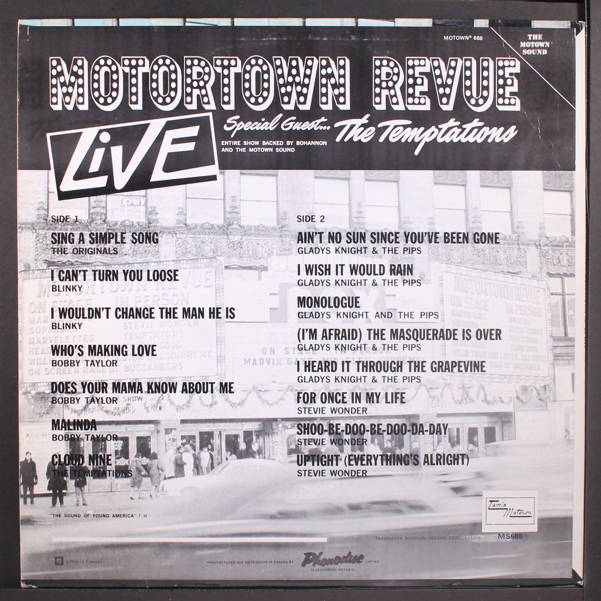 motortown revue live by VARIOUS