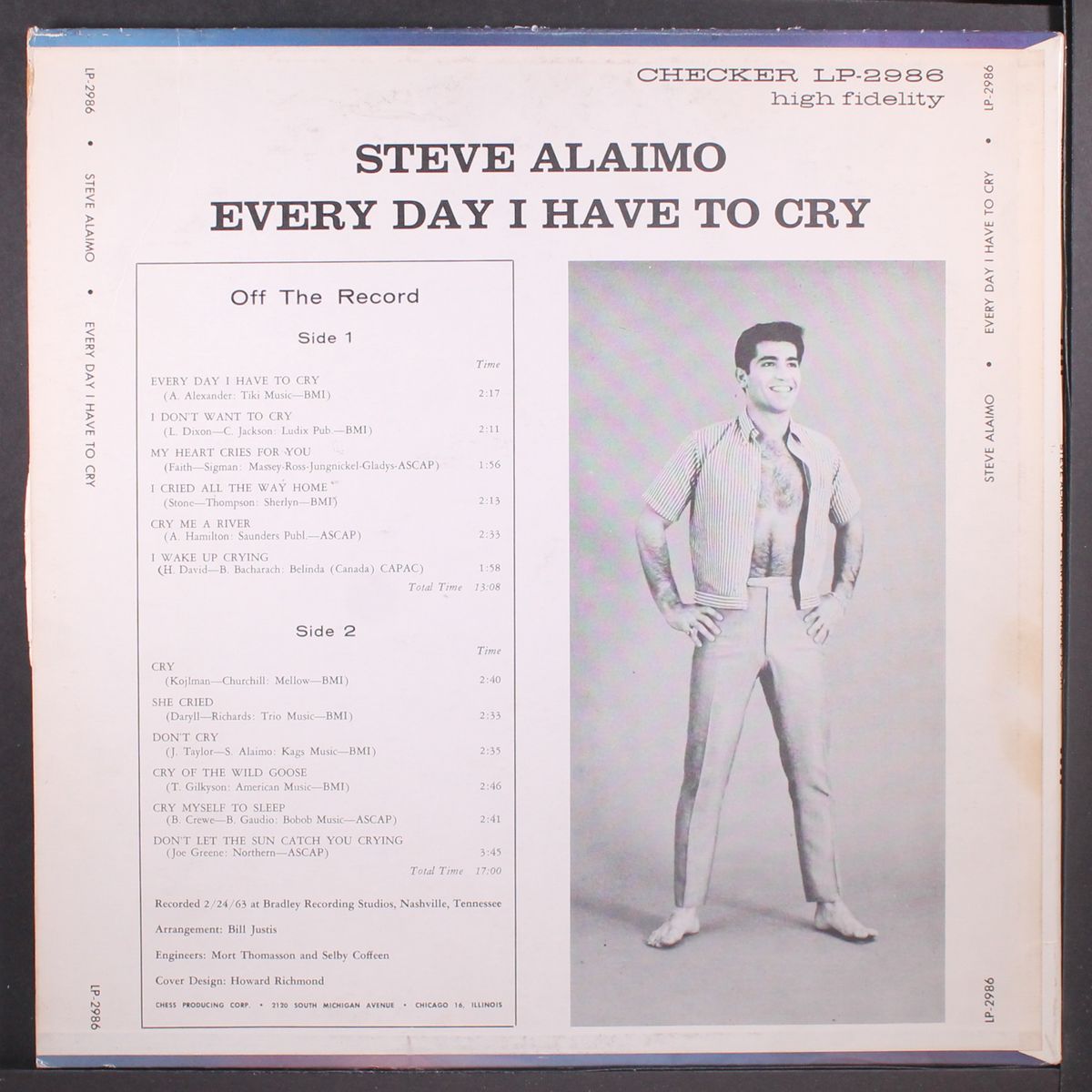 every day i have to cry by STEVE ALAIMO