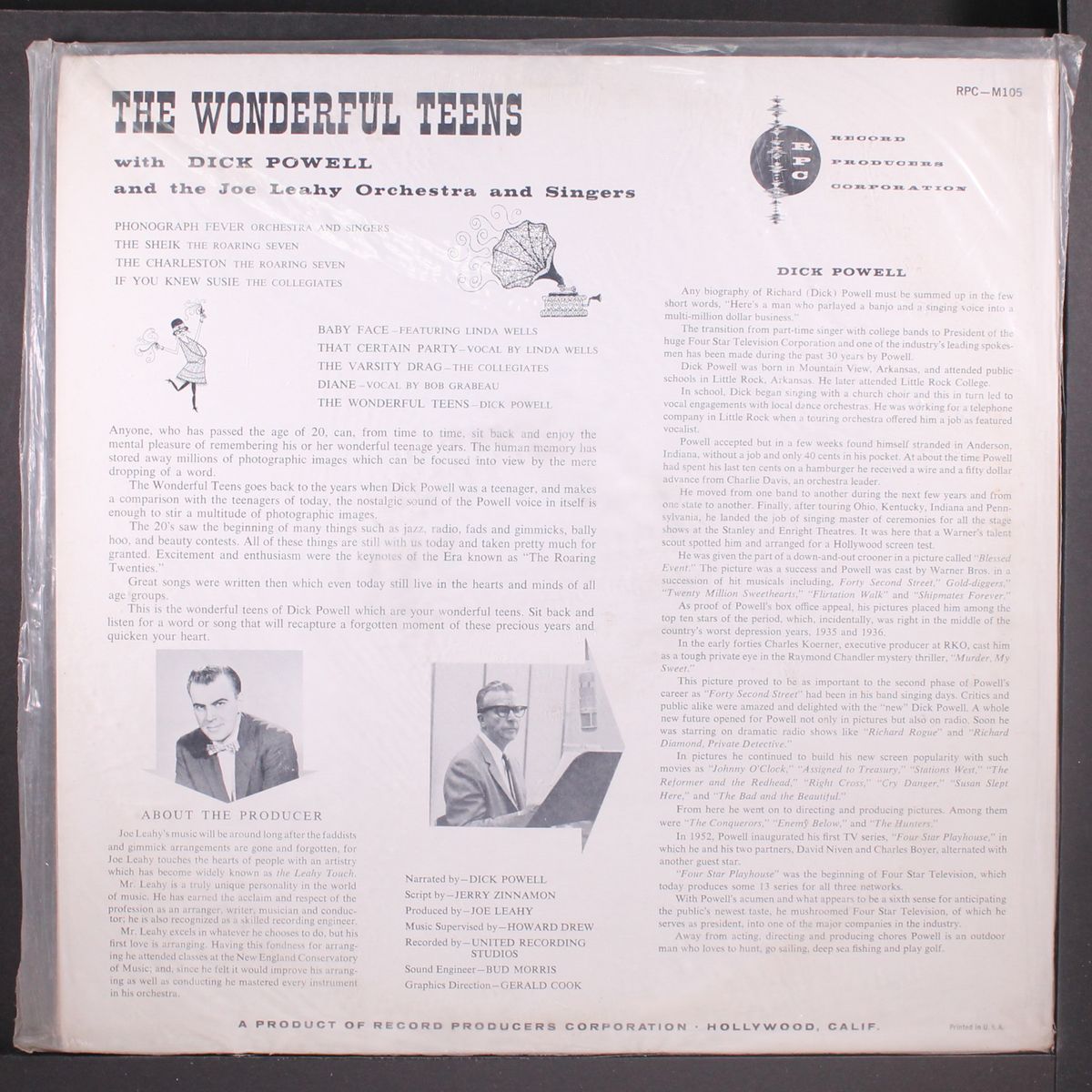 the wonderful teens by DICK POWELL, ETC