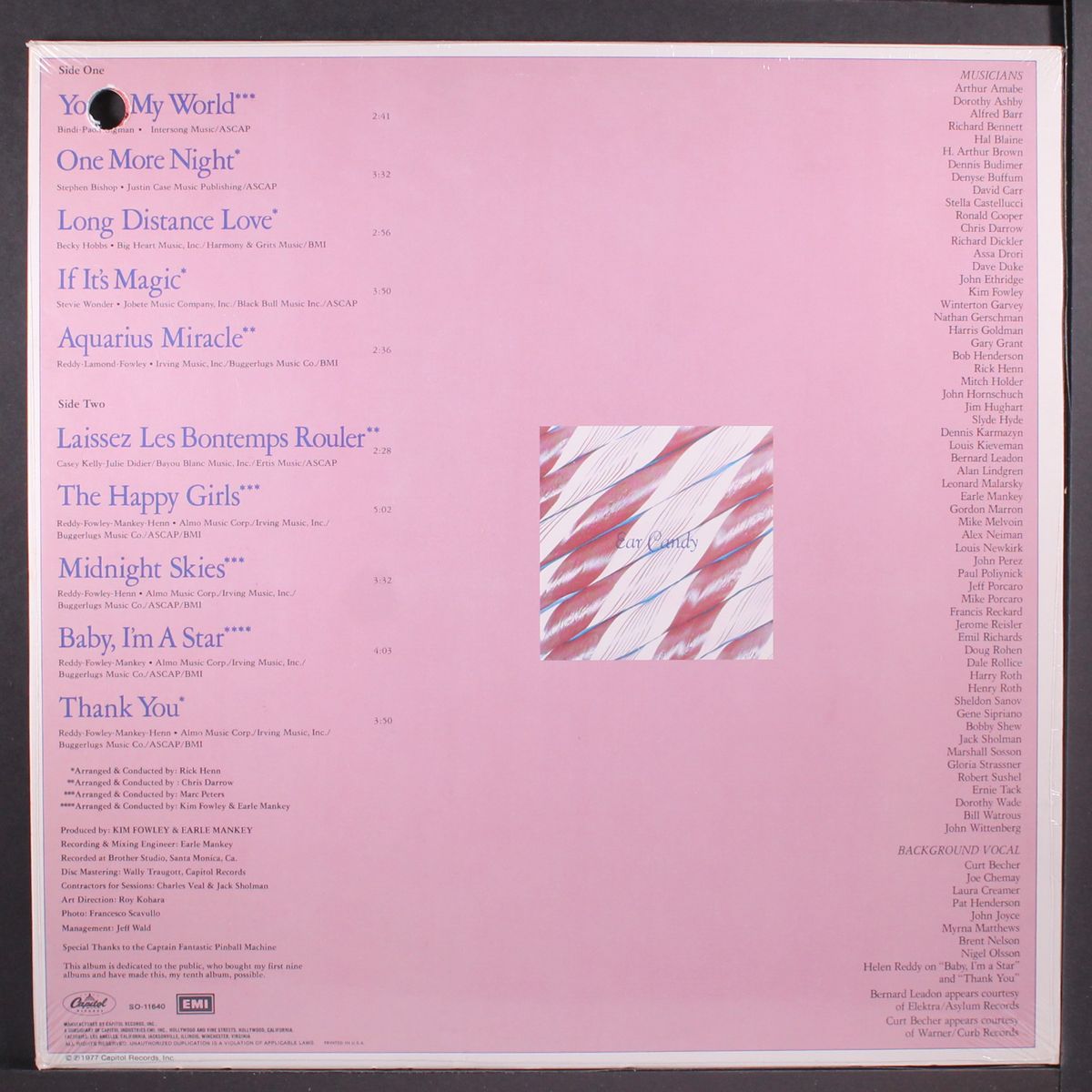 ear candy by HELEN REDDY