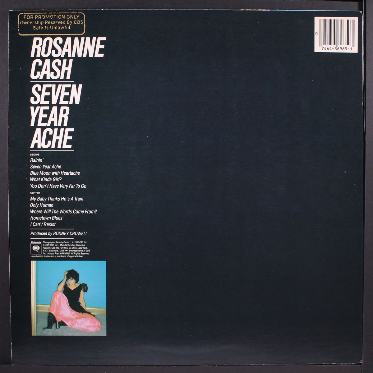 seven year ache by ROSANNE CASH