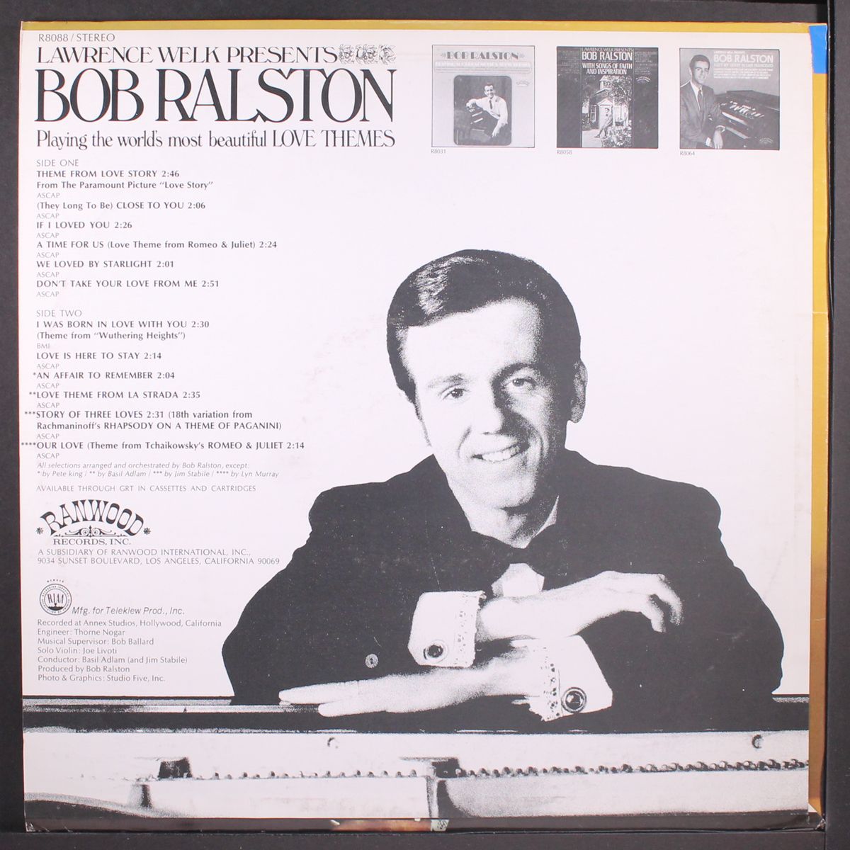 lawrence welk presents by BOB RALSTON