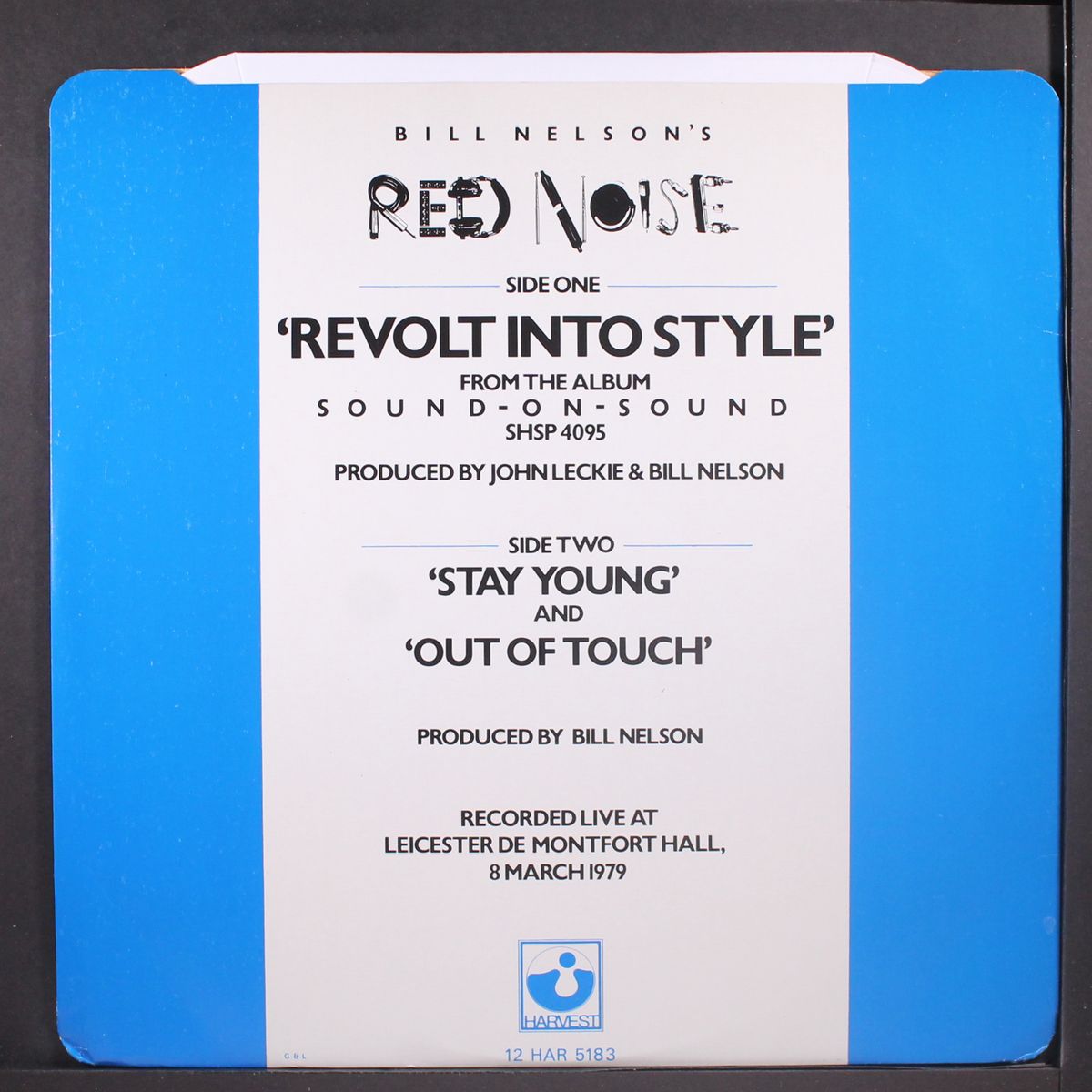 revolt into style by BILL NELSON'S RED NOISE