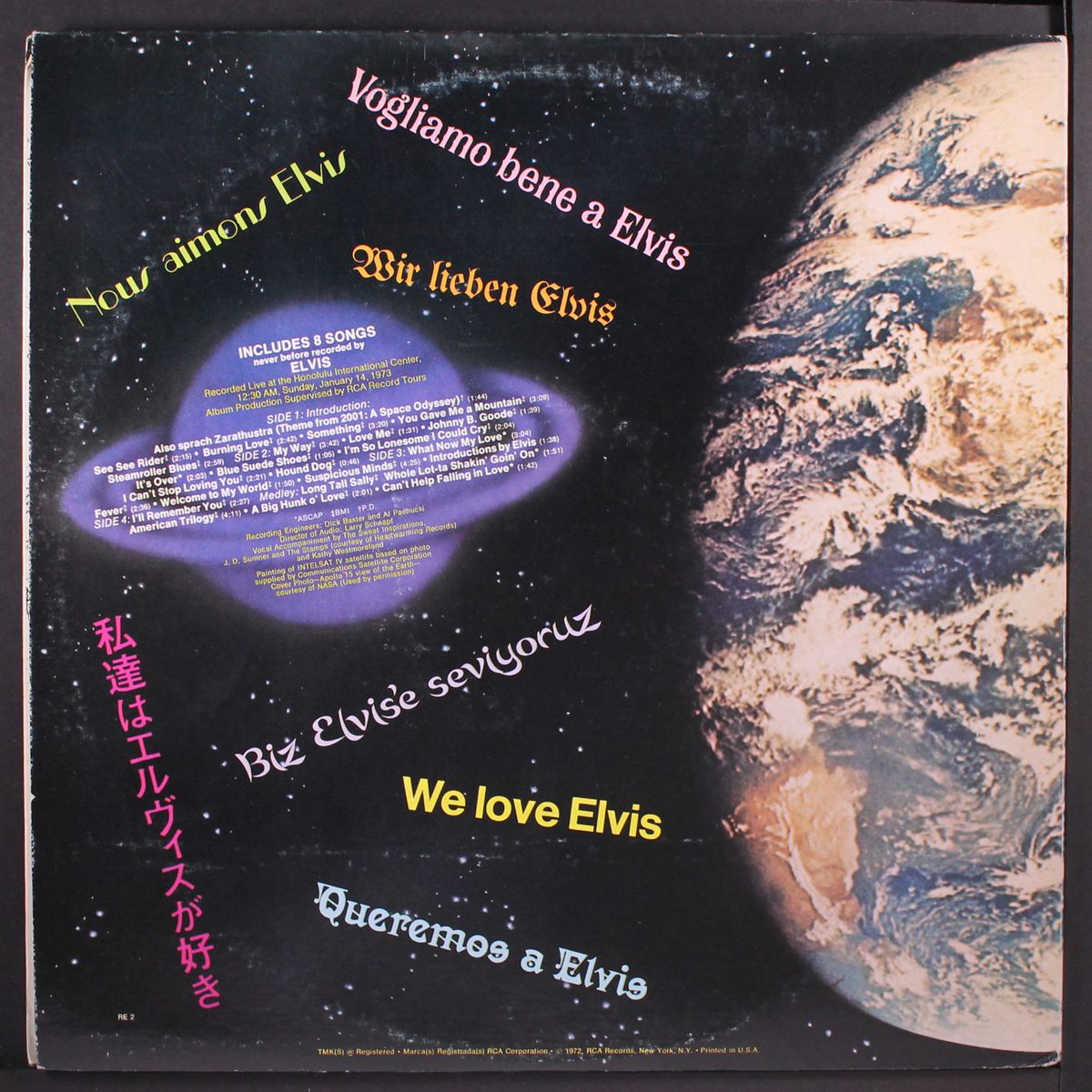 aloha from hawaii via satellite by ELVIS PRESLEY