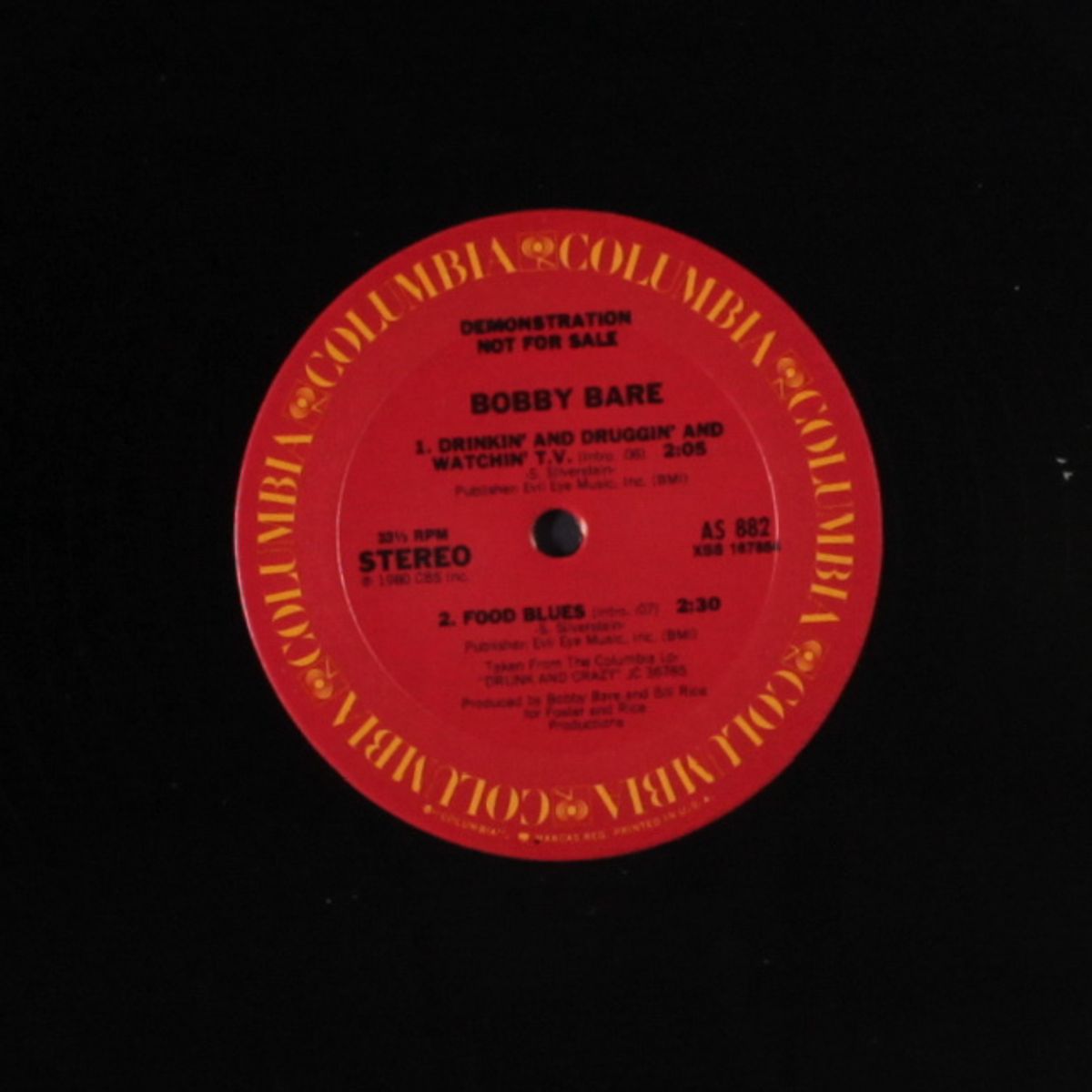 promo ep for drunk & crazy by BOBBY BARE