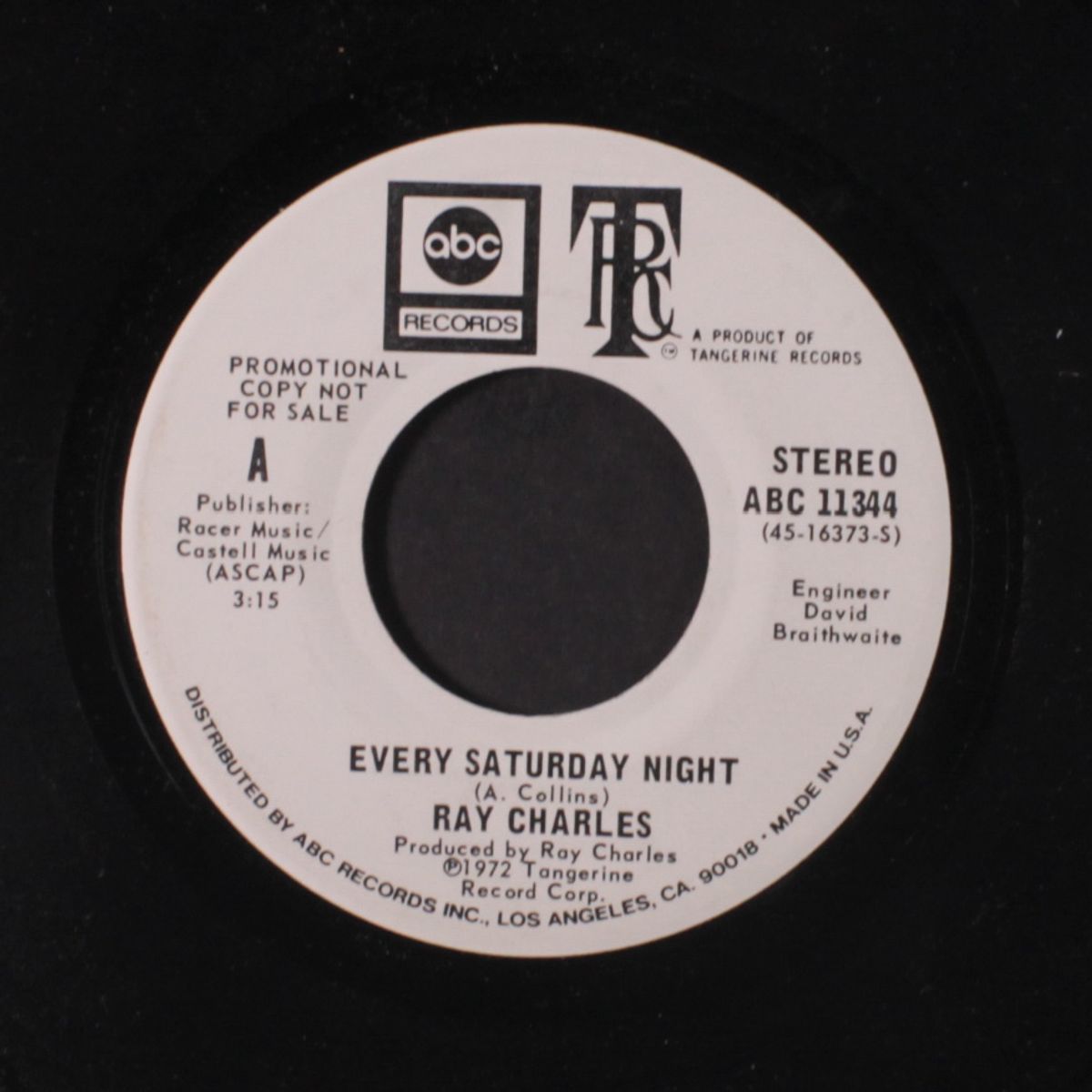 every saturday night / mono by RAY CHARLES