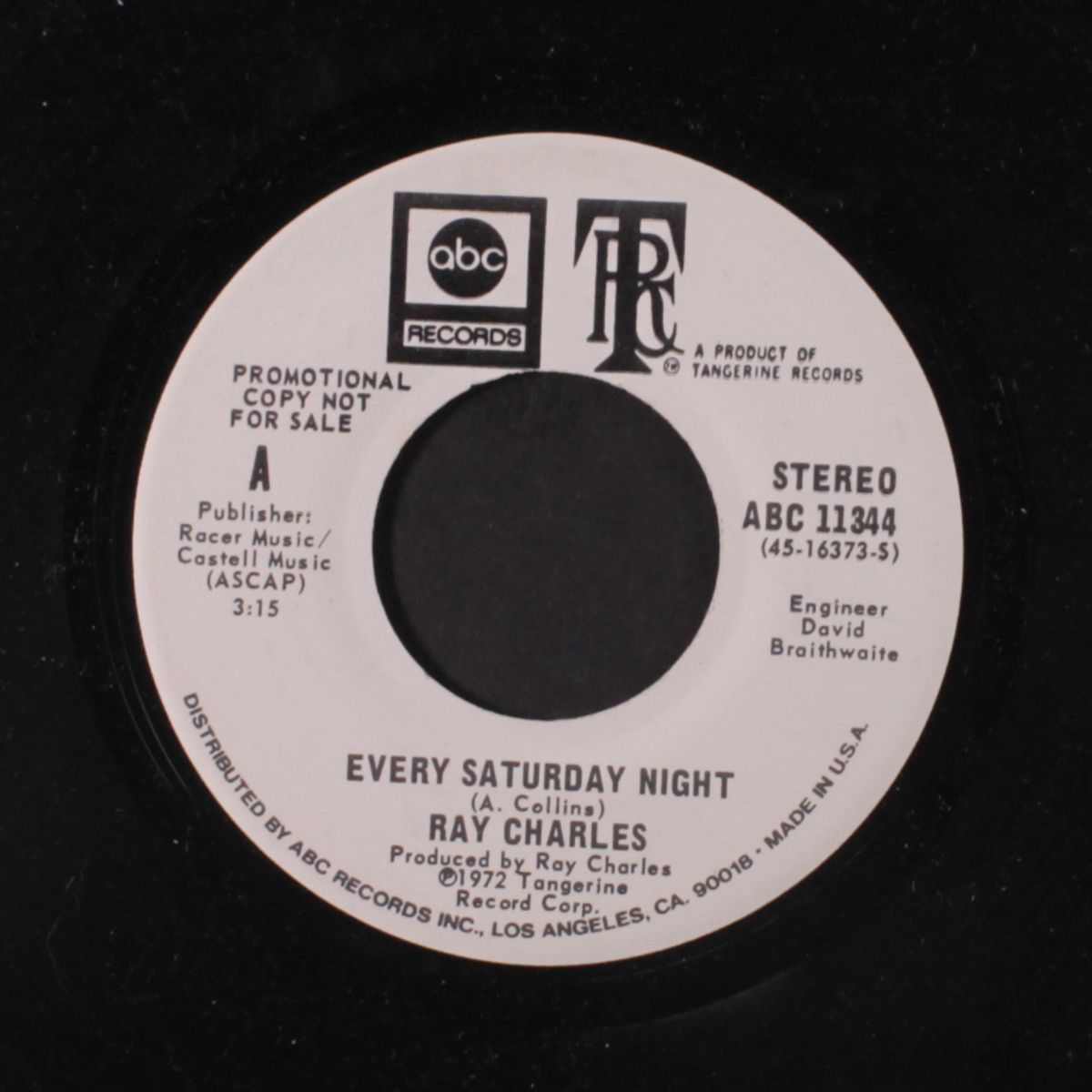 every saturday night / mono by RAY CHARLES