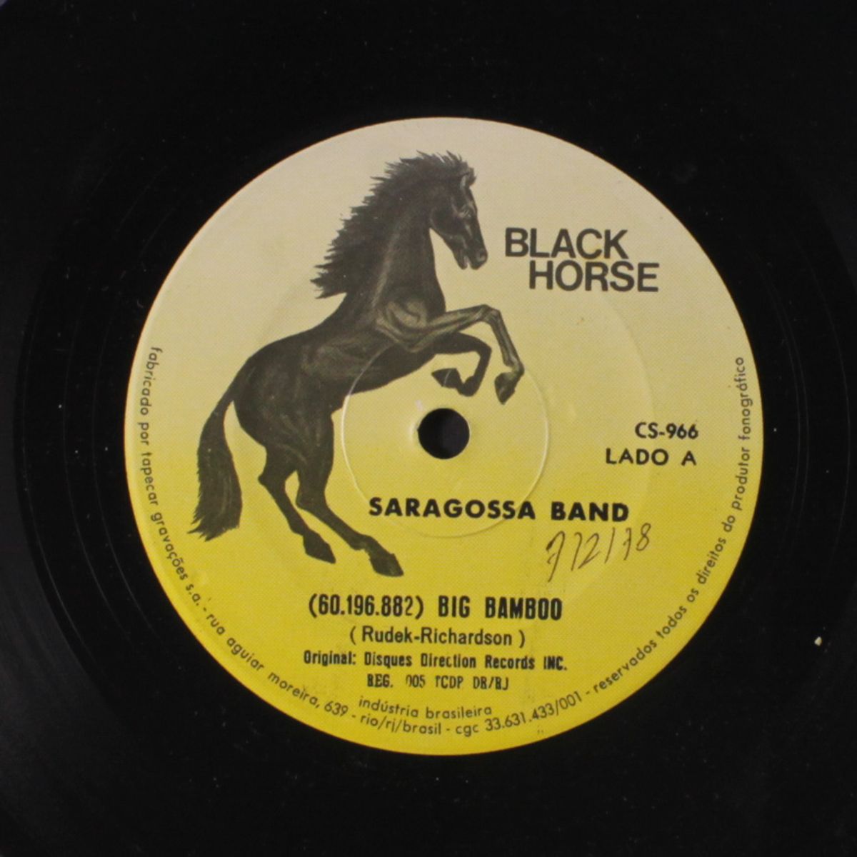 big bamboo / i like it by SARAGOSSA BAND