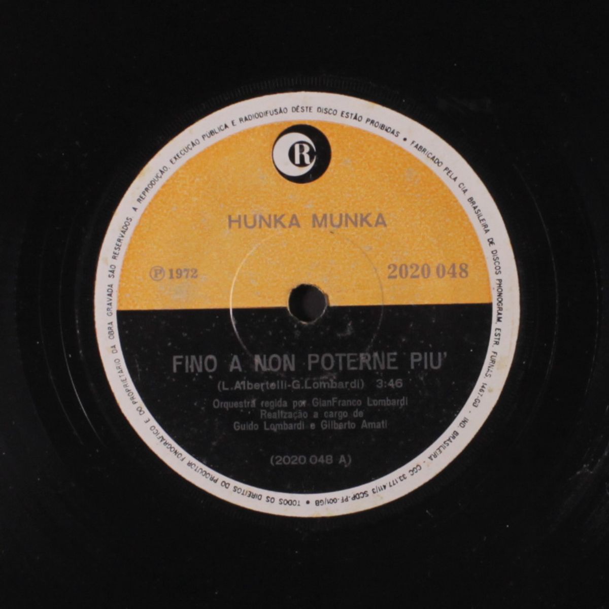 fino a non poterne piu / e' pura fantasia by HUNKA MUNKA