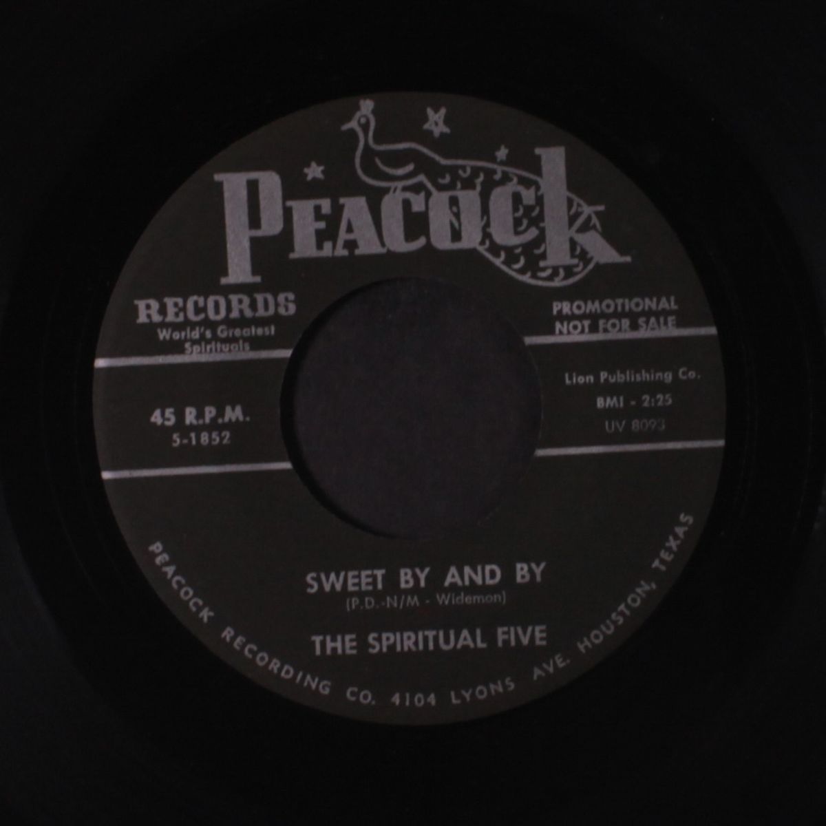 sweet by and by / joy in jerusalem by SPIRITUAL FIVE