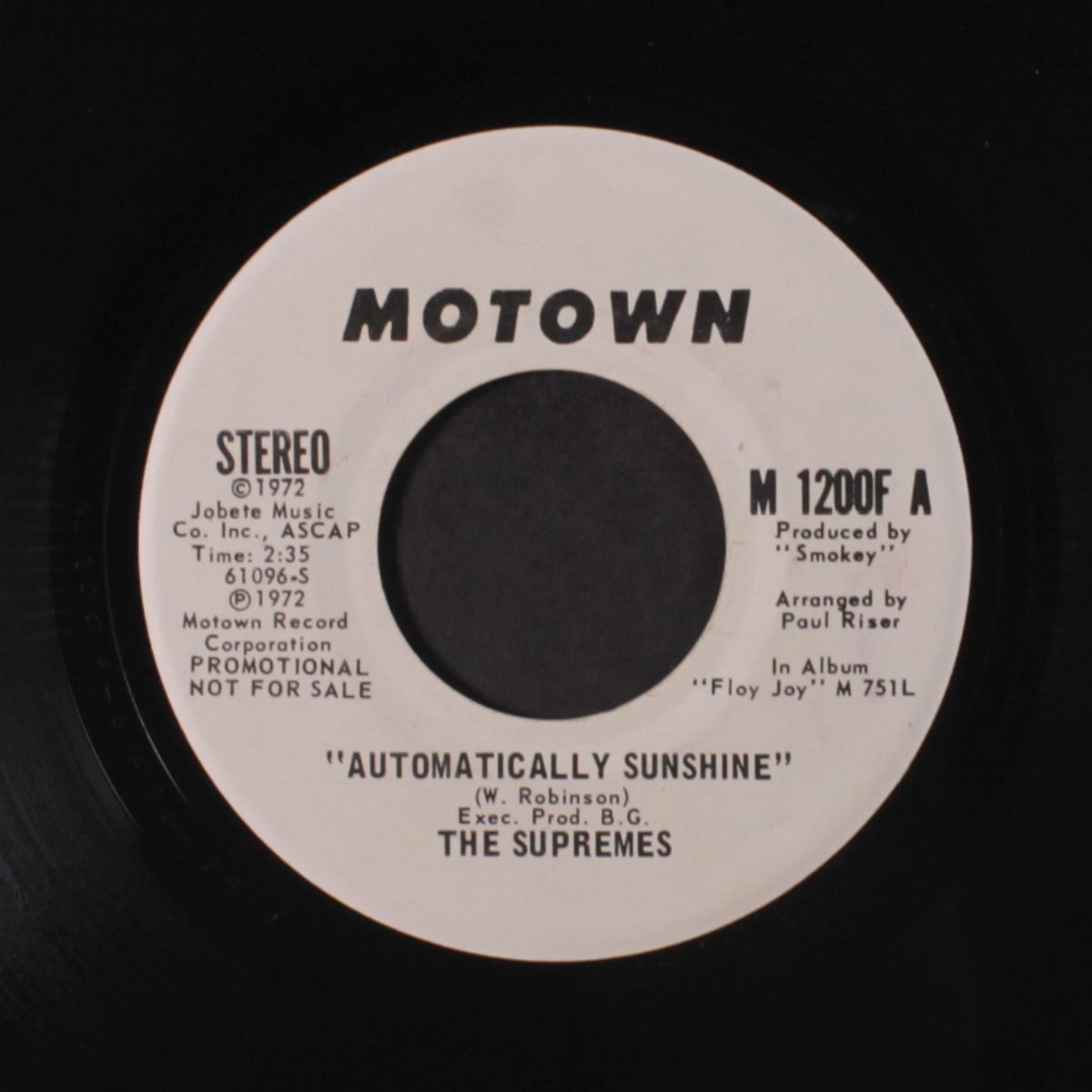 automatically sunshine by SUPREMES