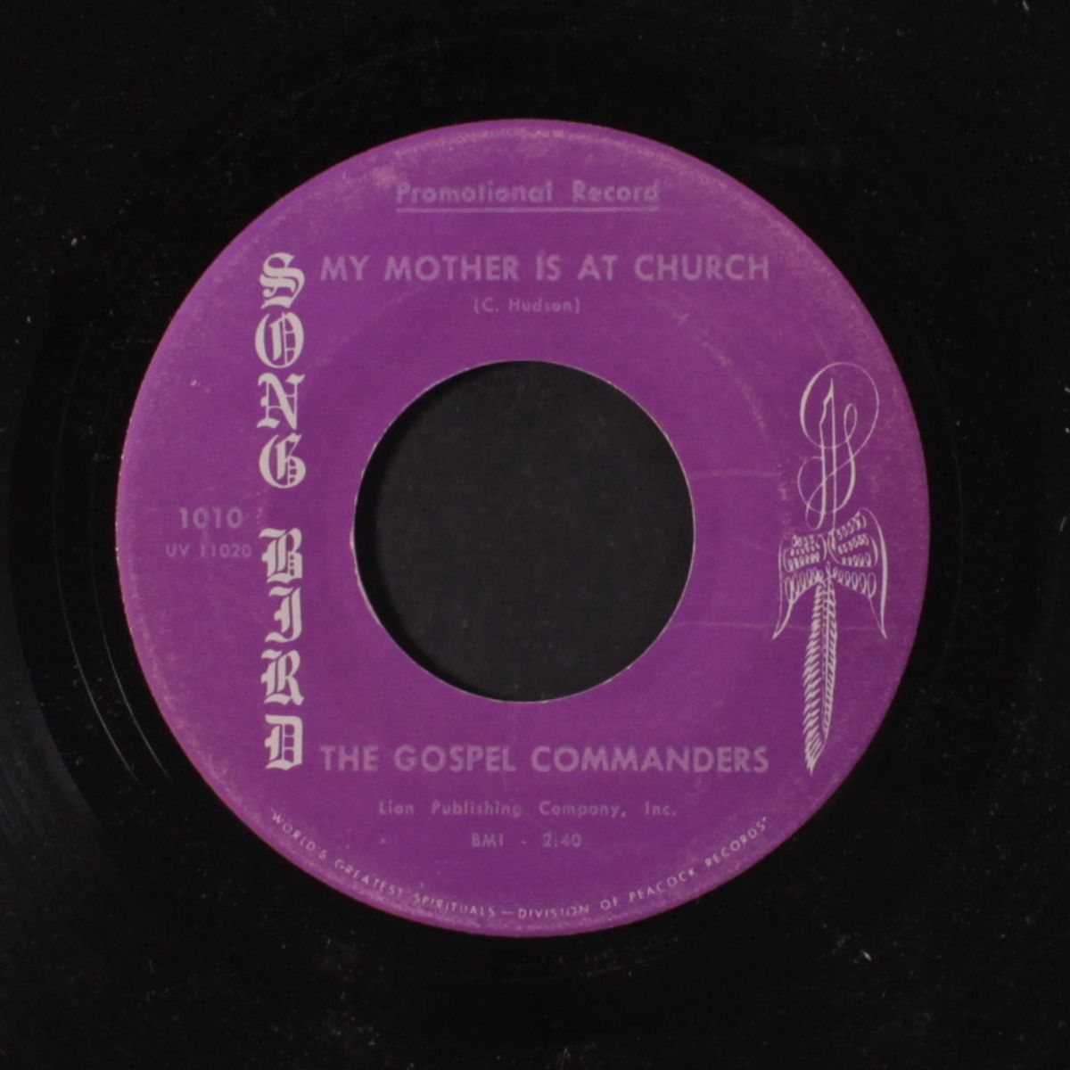 my mother is at church / somebody touched me by GOSPEL COMMANDERS
