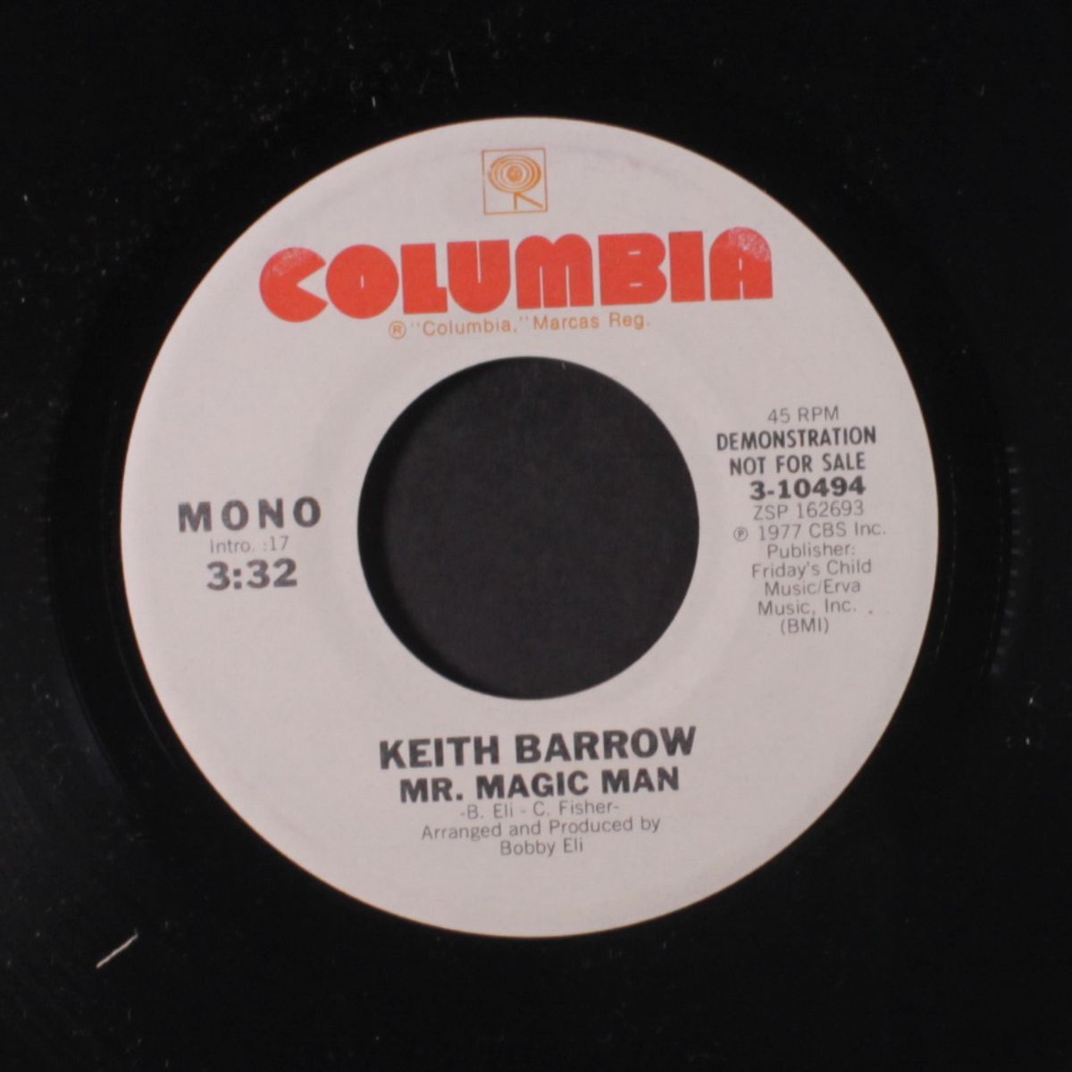 mr. magic man / mono by KEITH BARROW