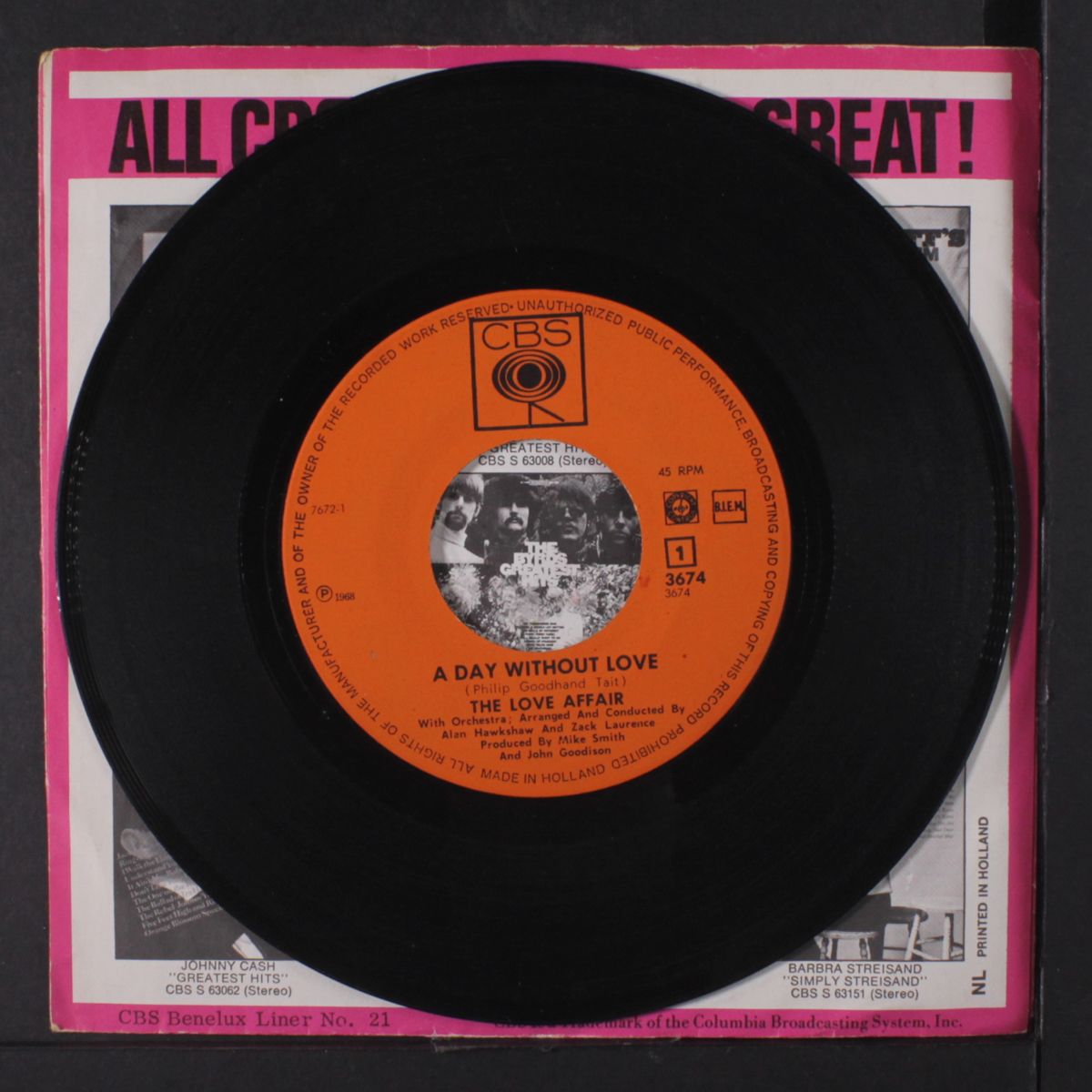 day without love / i'm happy by LOVE AFFAIR
