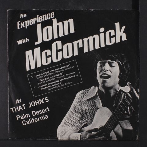 JOHN MCCORMICK