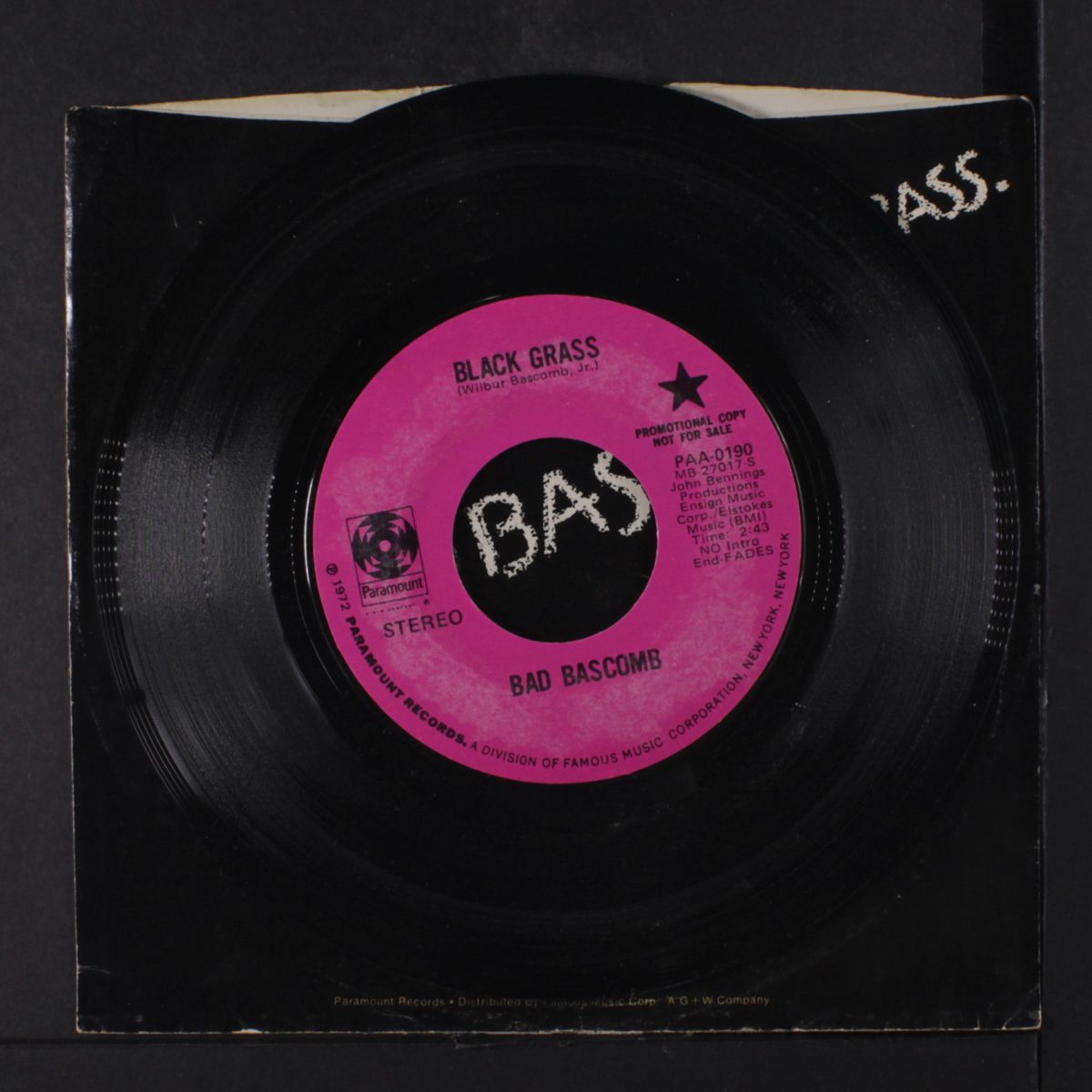 black grass / mono by BAD BASCOMB
