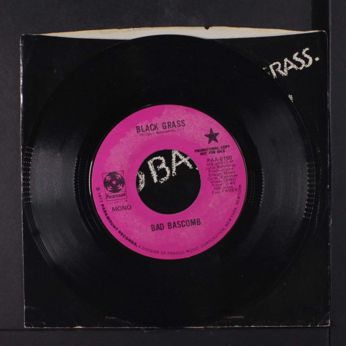 black grass / mono by BAD BASCOMB