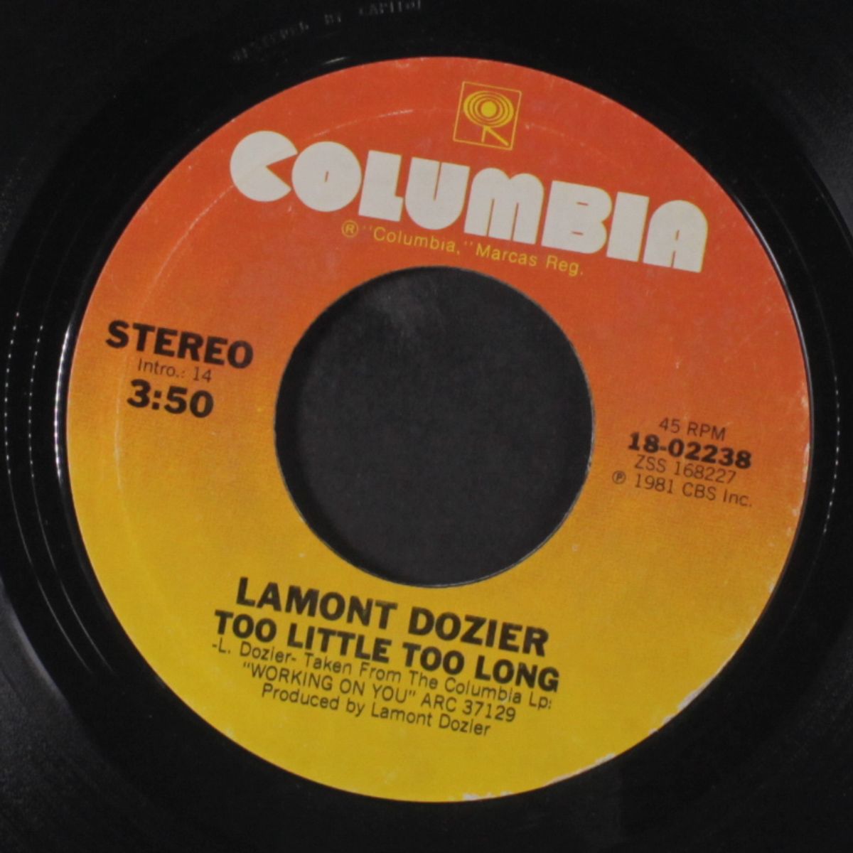 chained (to your love) / too little too long by LAMONT DOZIER