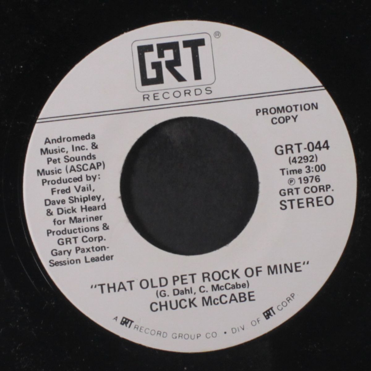 live at the pet rock show / that old pet rock of mine by CHUCK MCCABE