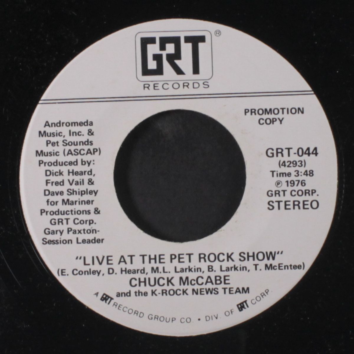 live at the pet rock show / that old pet rock of mine by CHUCK MCCABE