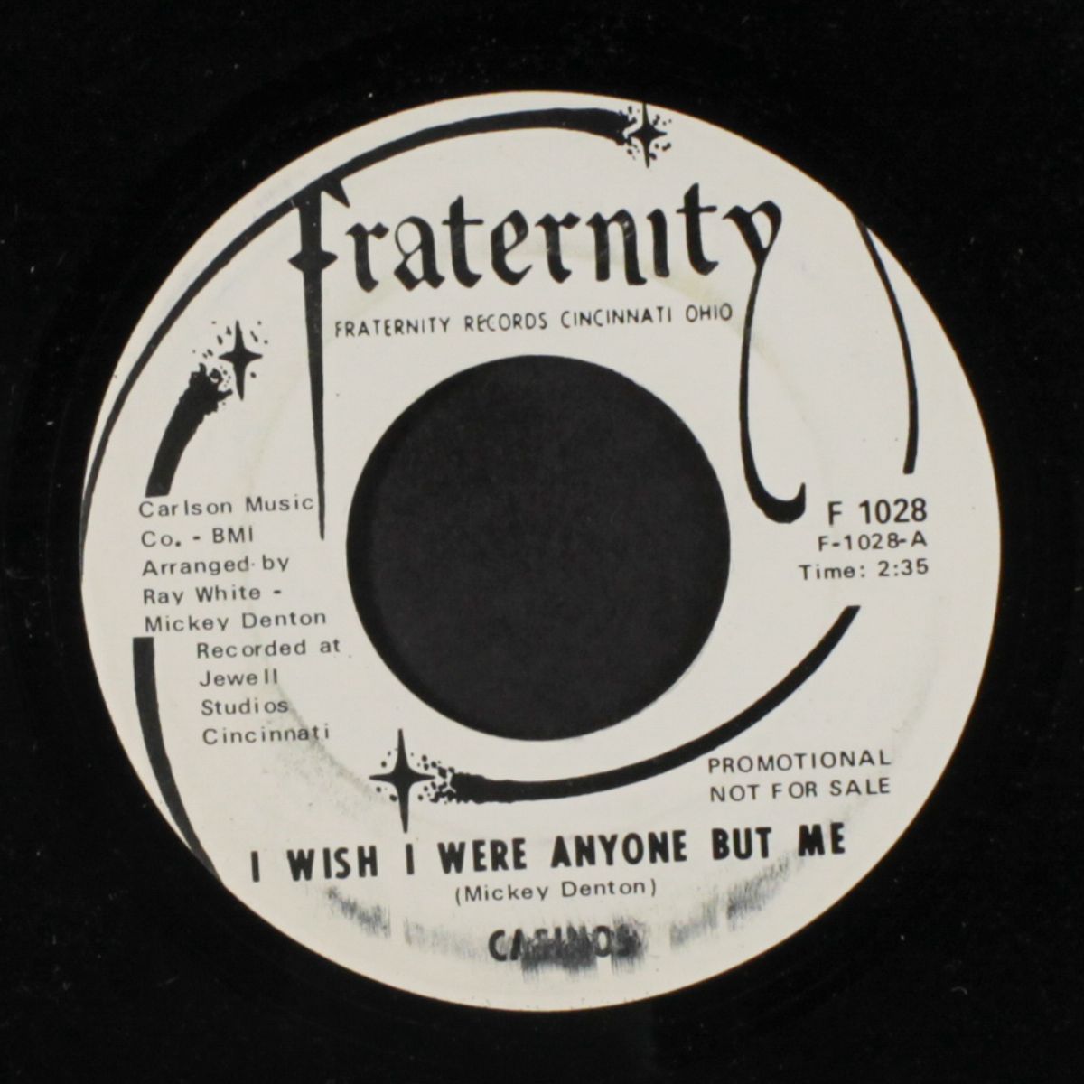 i wish i were anyone but me by CASINOS