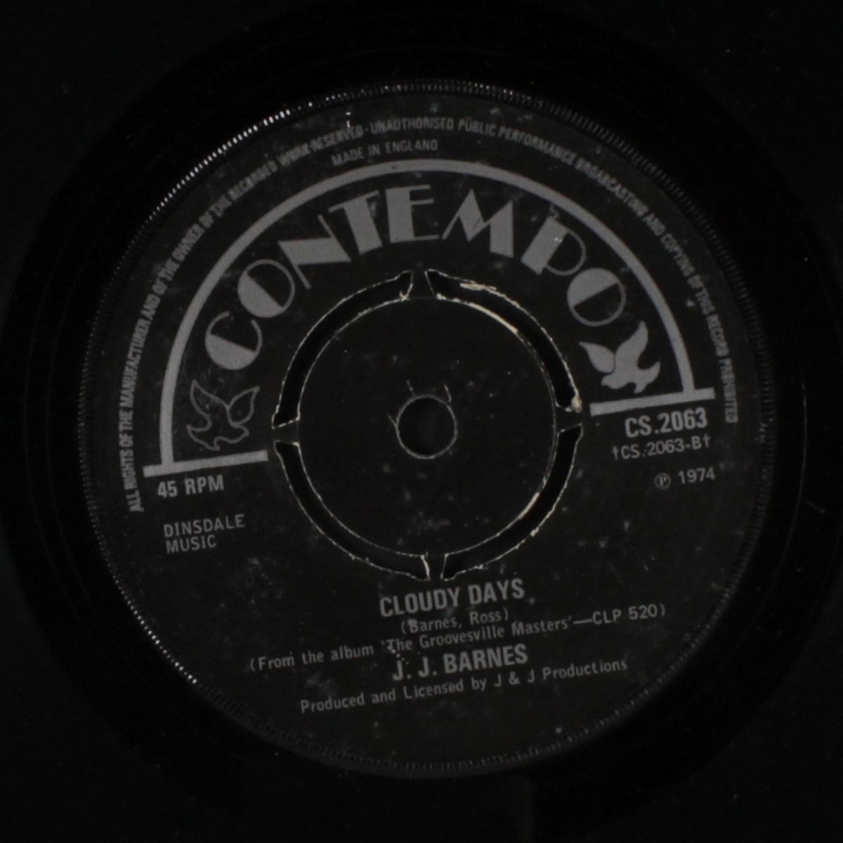 baby please come back home / cloudy days by J.J. BARNES