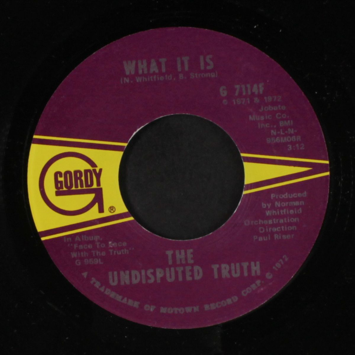 what it is / california soul by UNDISPUTED TRUTH