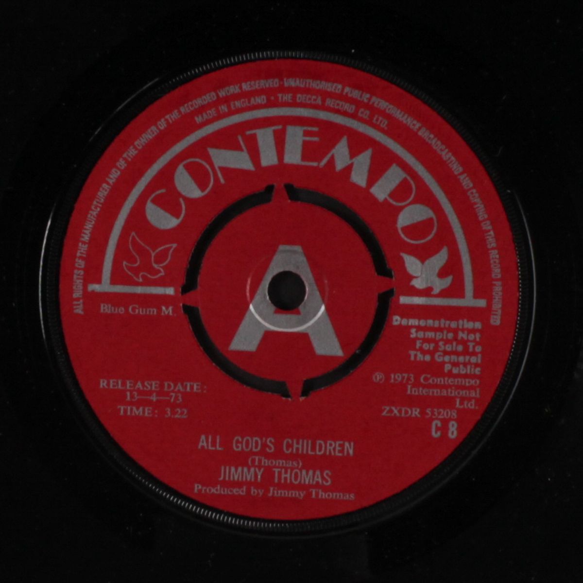 all god's children / the weak-end is mine by JIMMY THOMAS