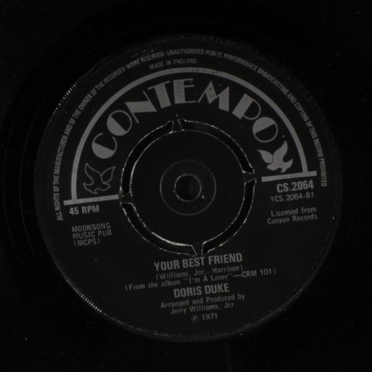 full time woman / your best friend by DORIS DUKE