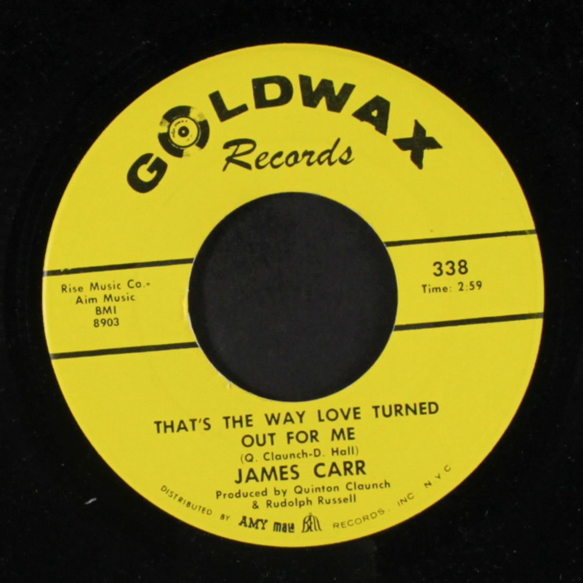 that's the way love turned out / freedom train by JAMES CARR