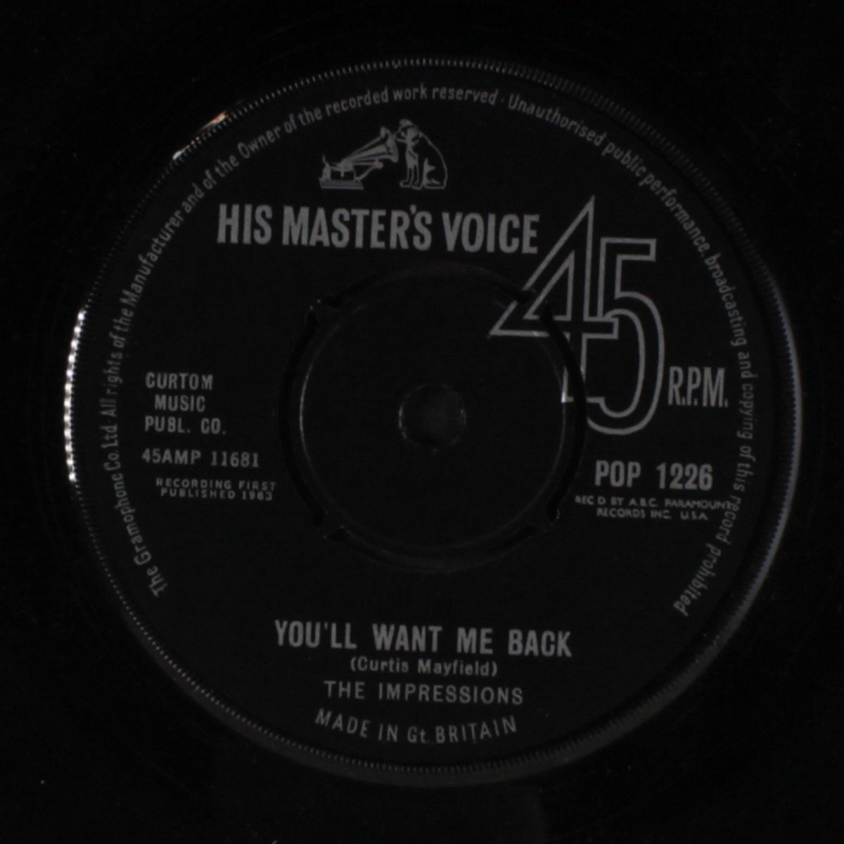 it's all right / you'll want me back by IMPRESSIONS